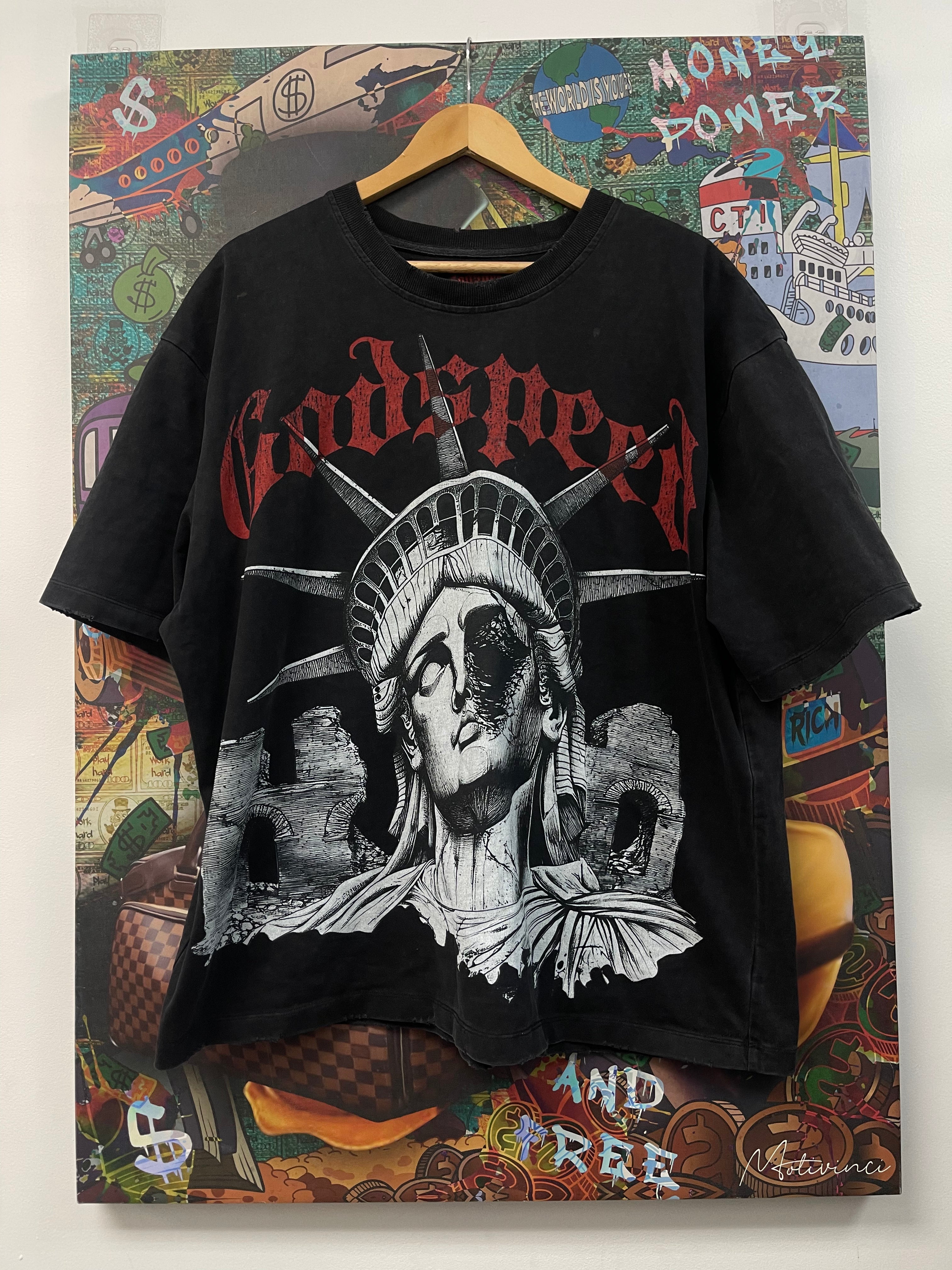 Godspeed ROME Black Red Tee