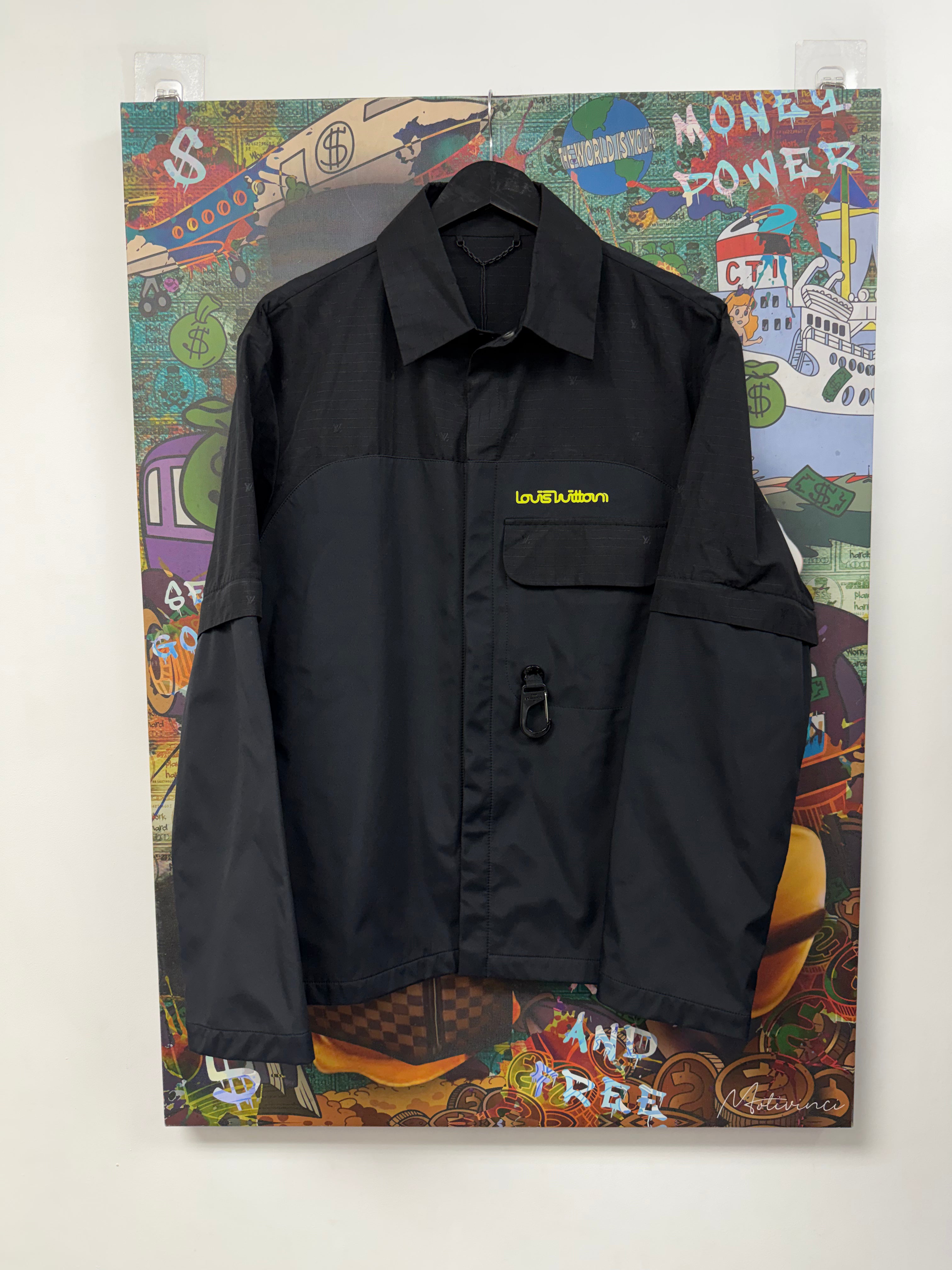 Louis Vuitton Black Lime (50) Shirt