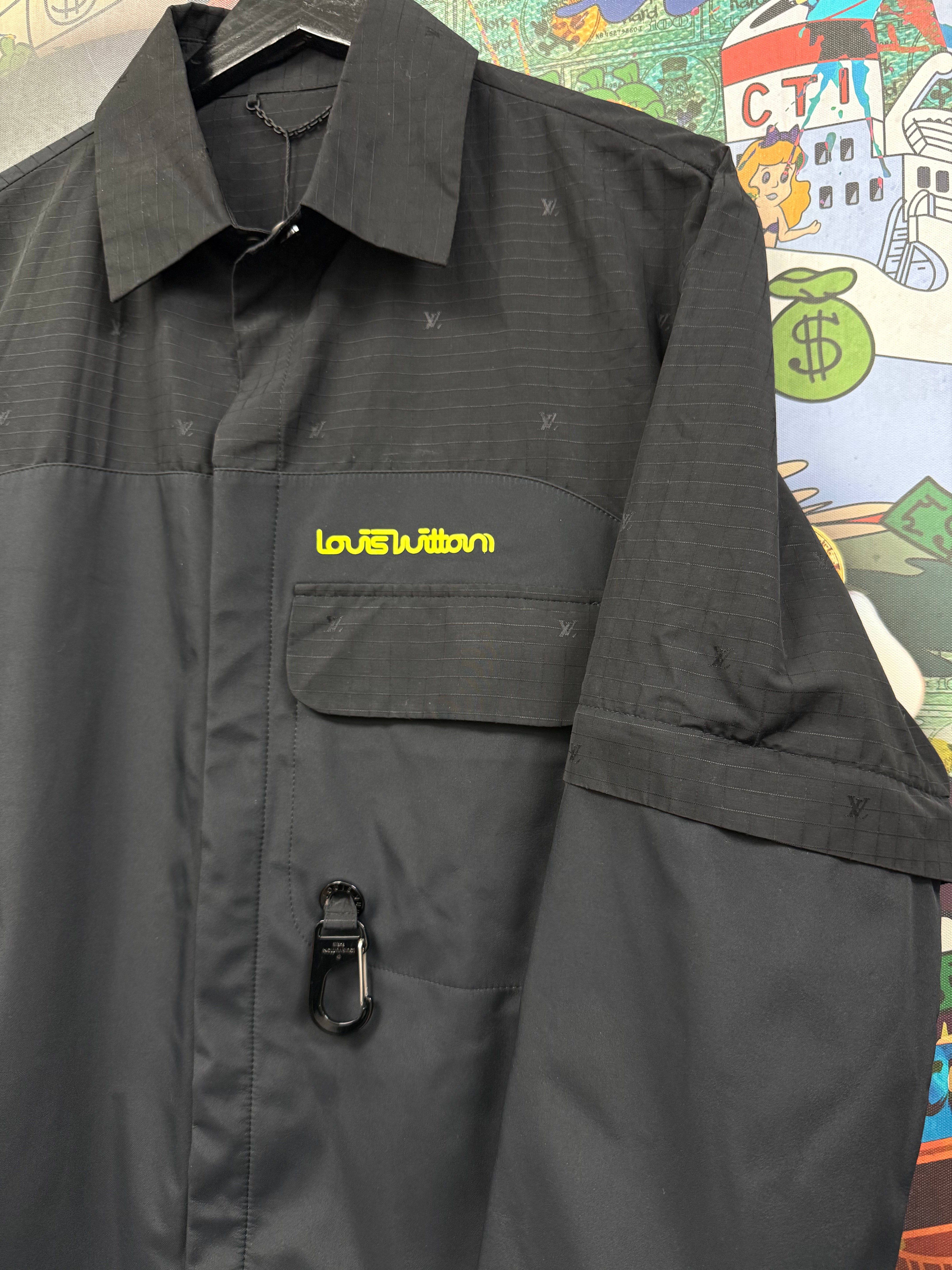 Louis Vuitton Black Lime (50) Shirt