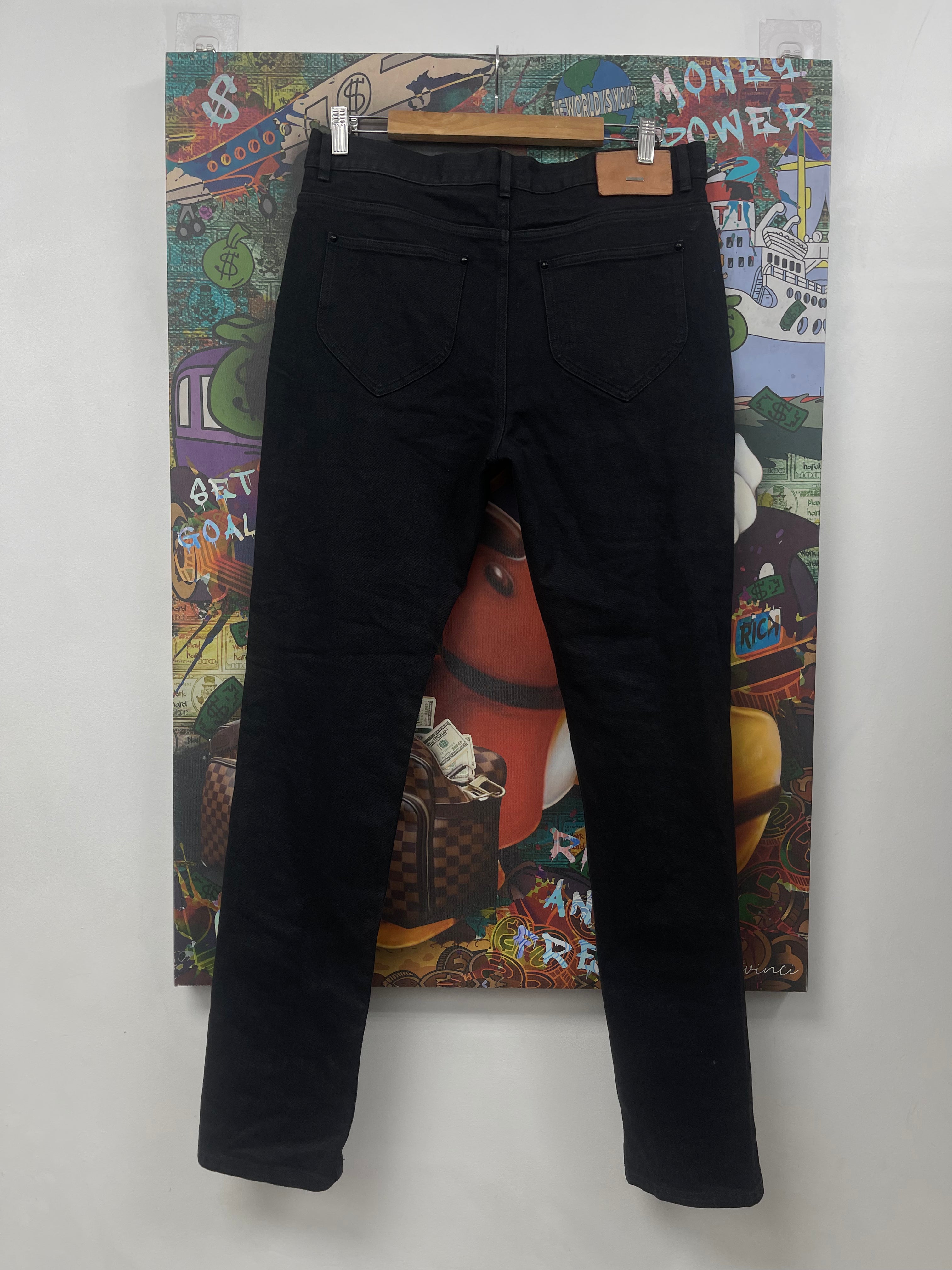 Louis Vuitton Black Plain Jeans