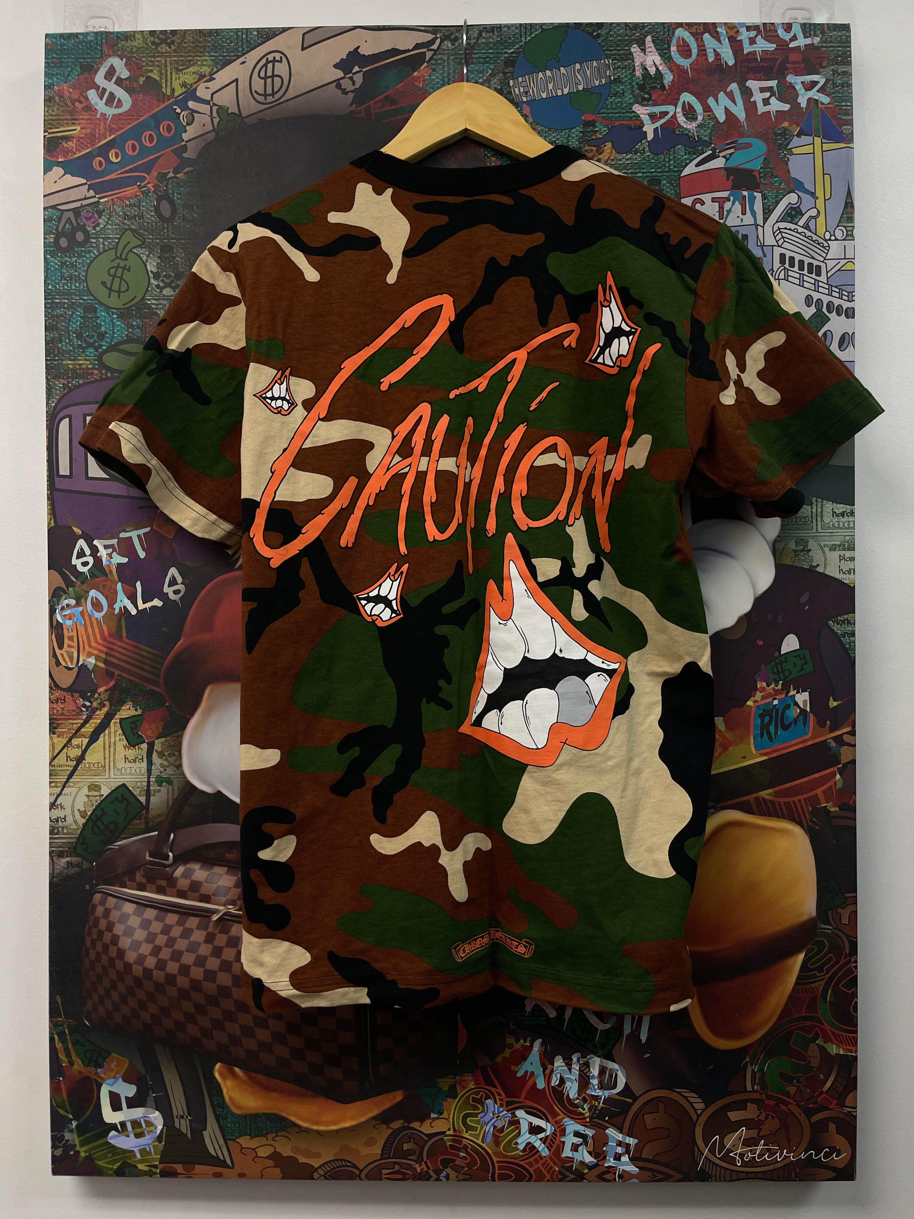 Chrome Hearts Camo Mattyboy Caution Tee