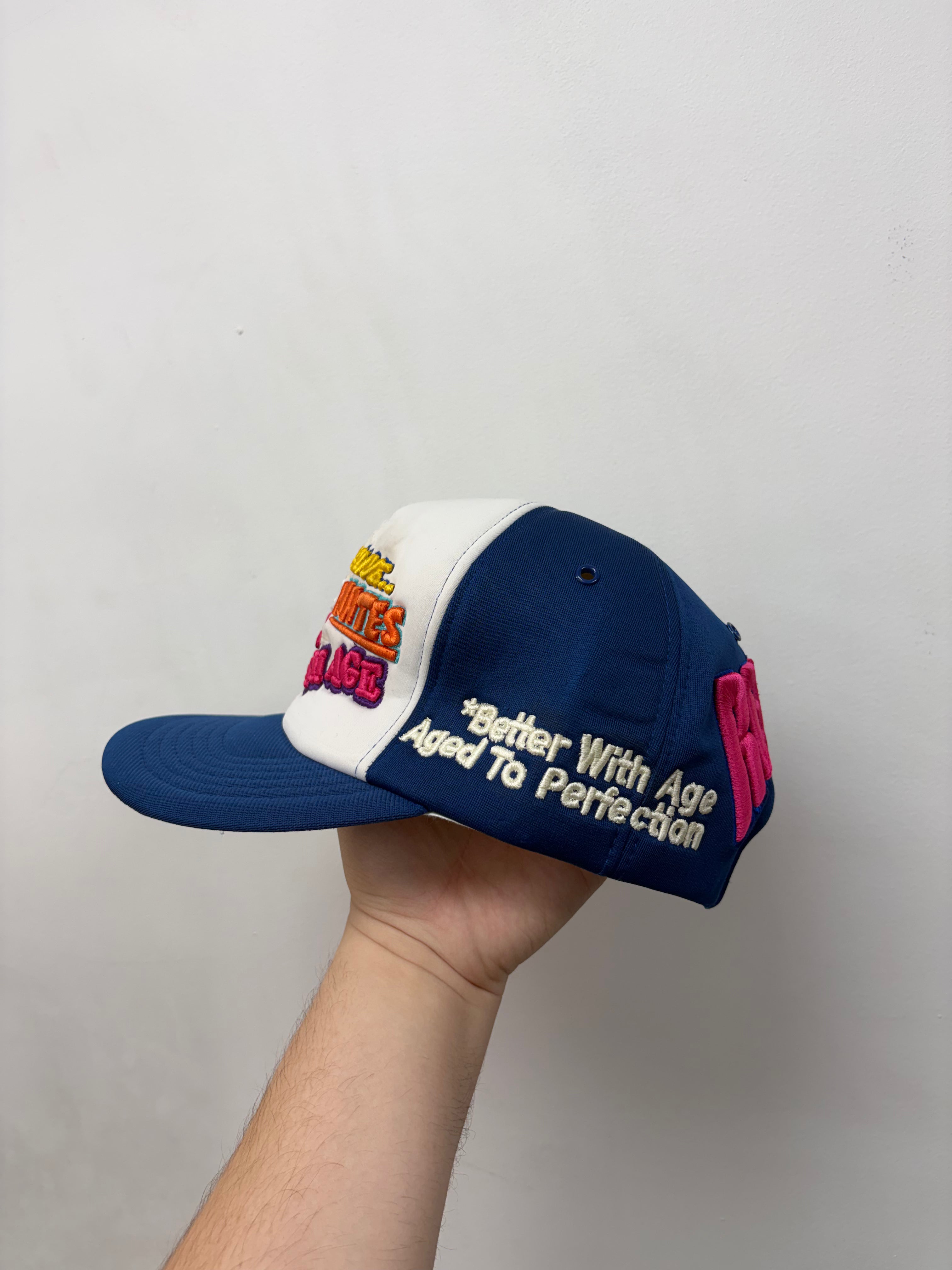 Better With Age Blue Repent Trucker Hat