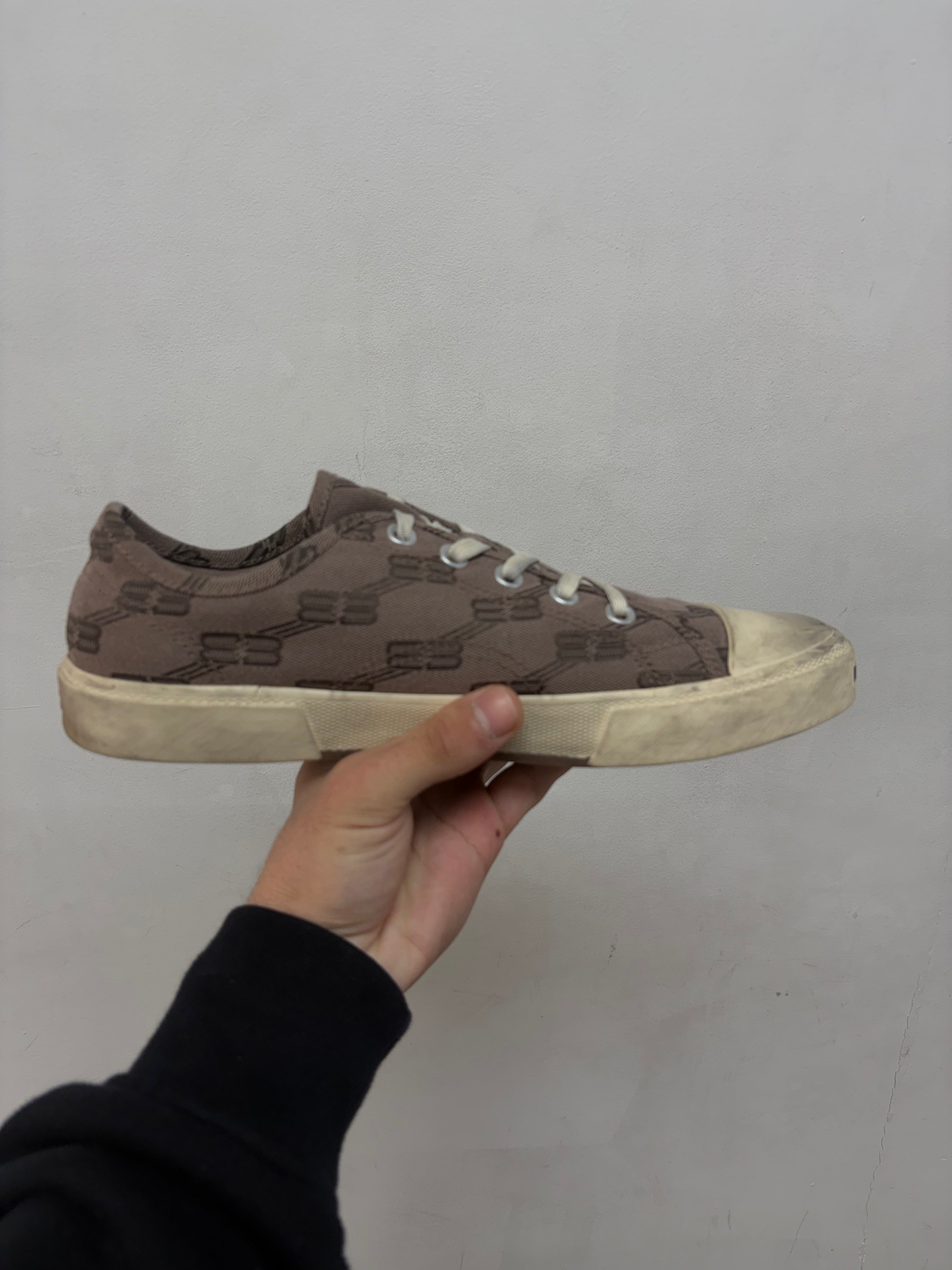 Balenciaga Low Top BB Monogram Sneakers