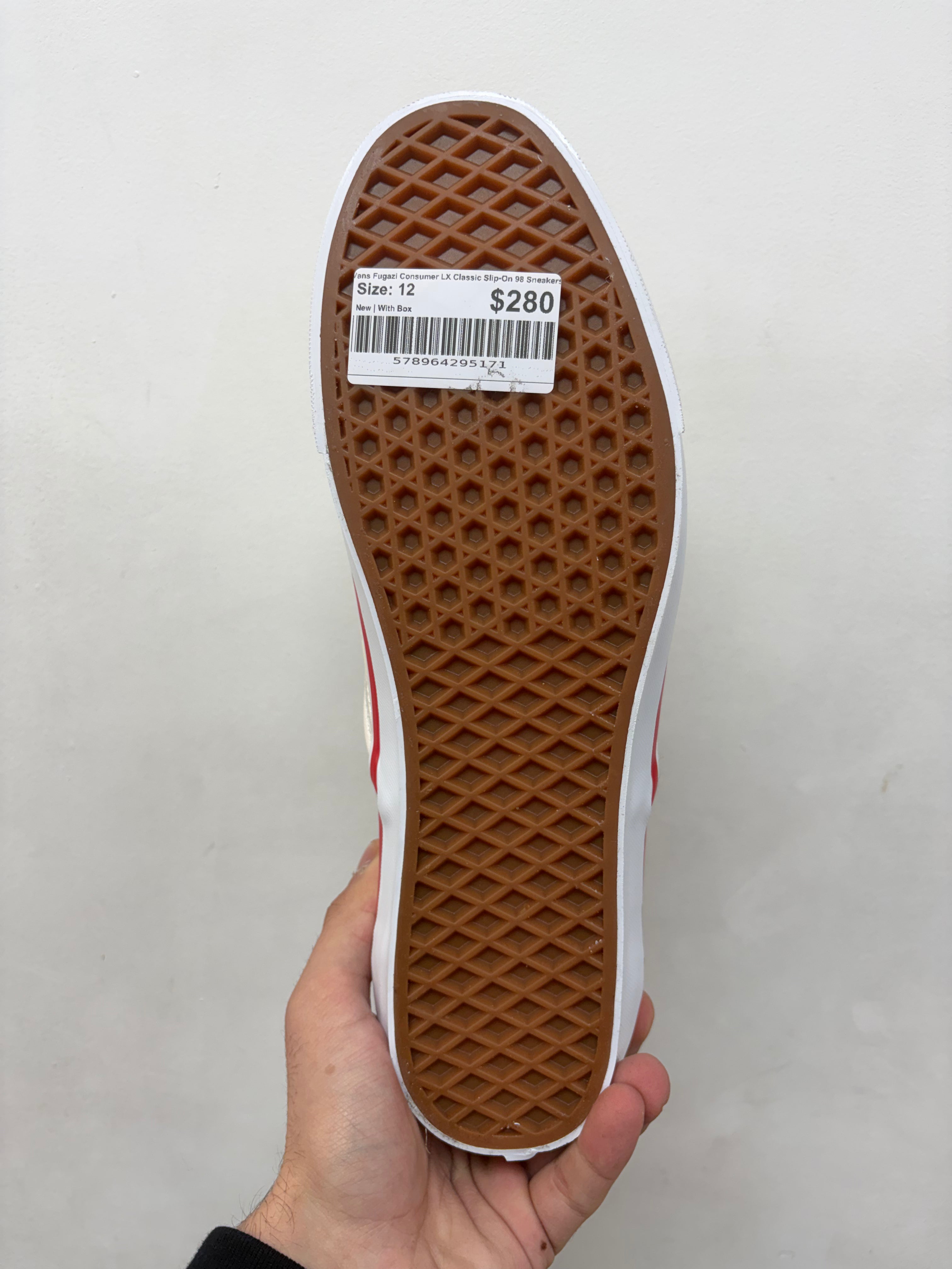 Vans Fugazi Consumer LX Classic Slip-On 98 Sneakers