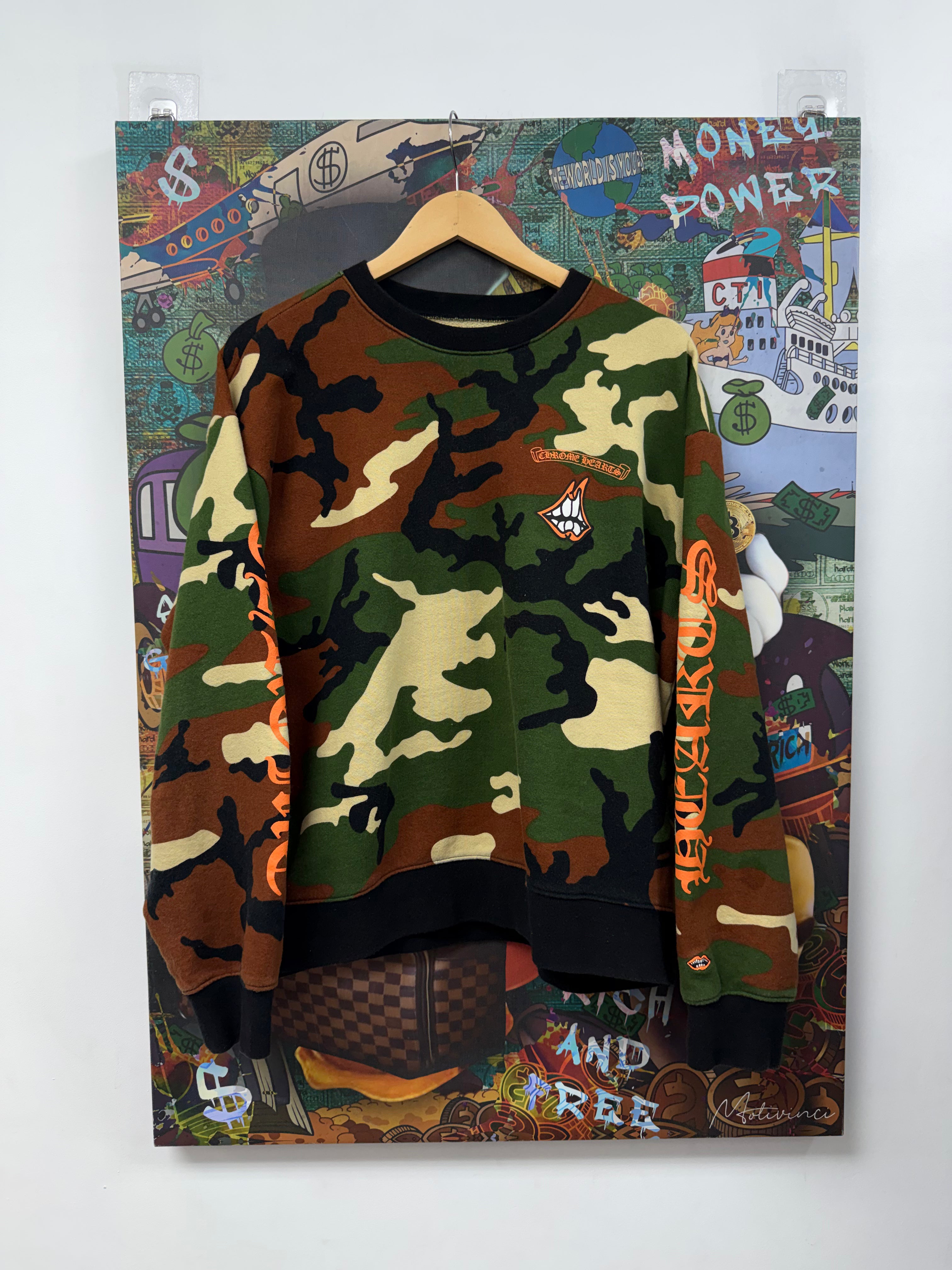 Chrome Hearts Matty Boy Caution Crewneck