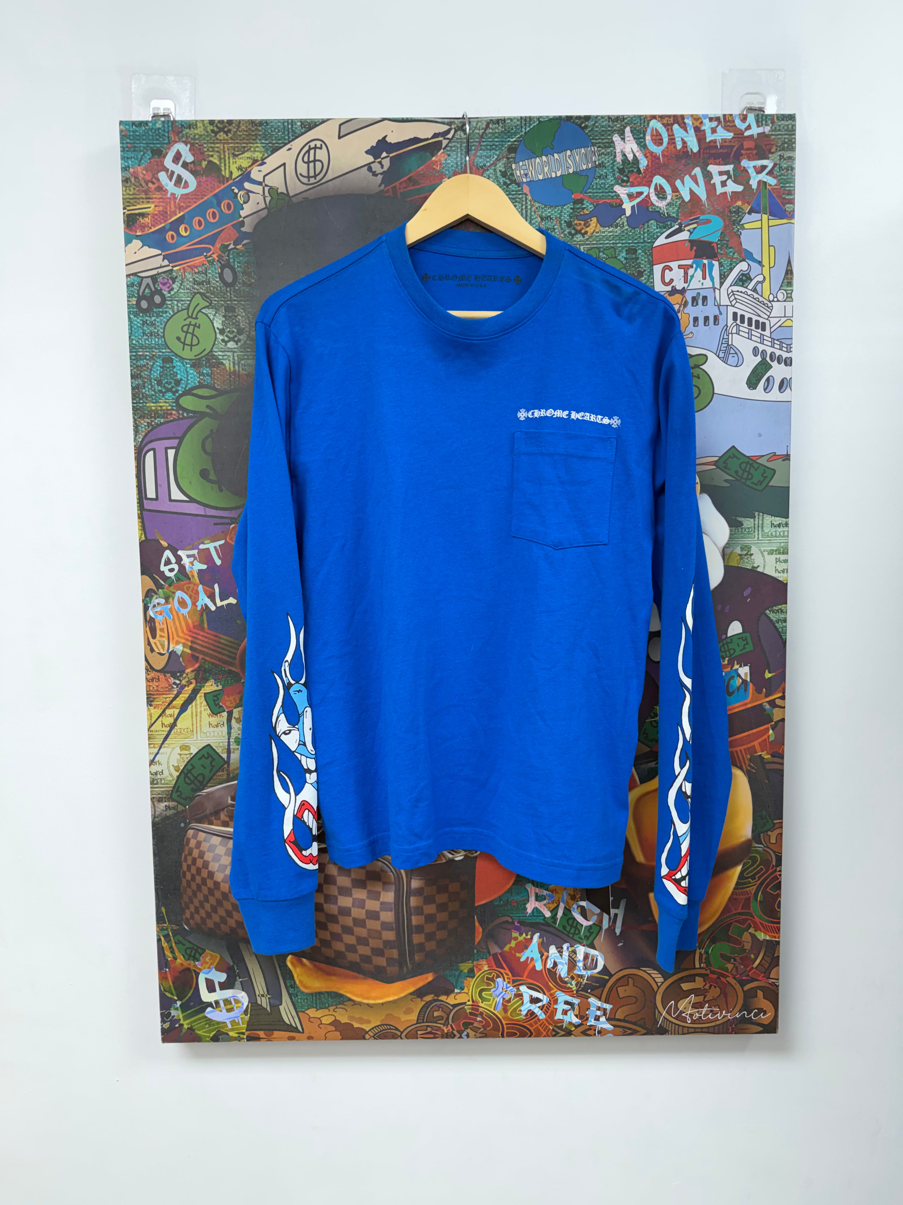 Chrome Hearts Matty Boy Blue Stay Fast Long Sleeve