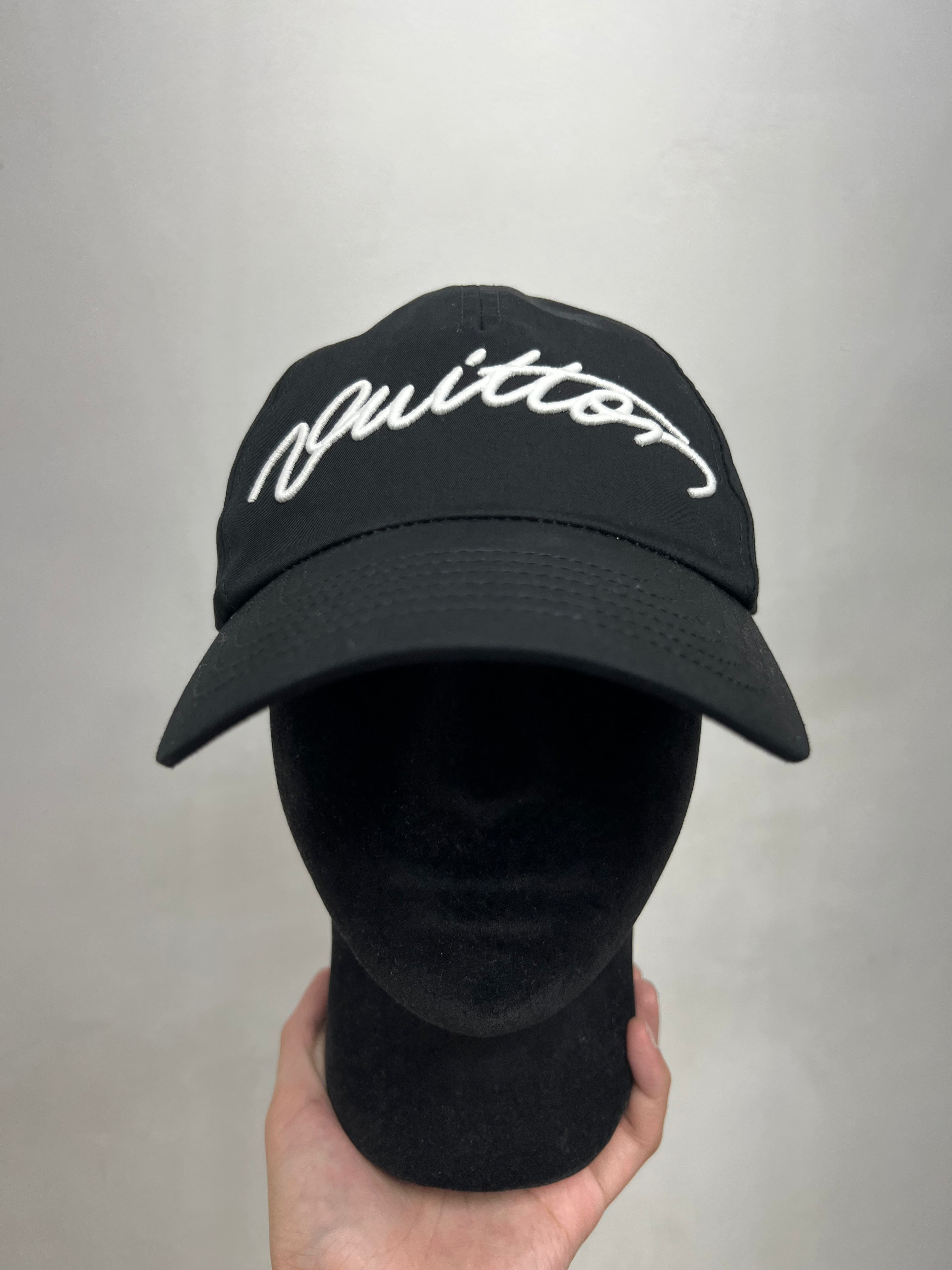 Louis Vuitton Black White Signature Hat