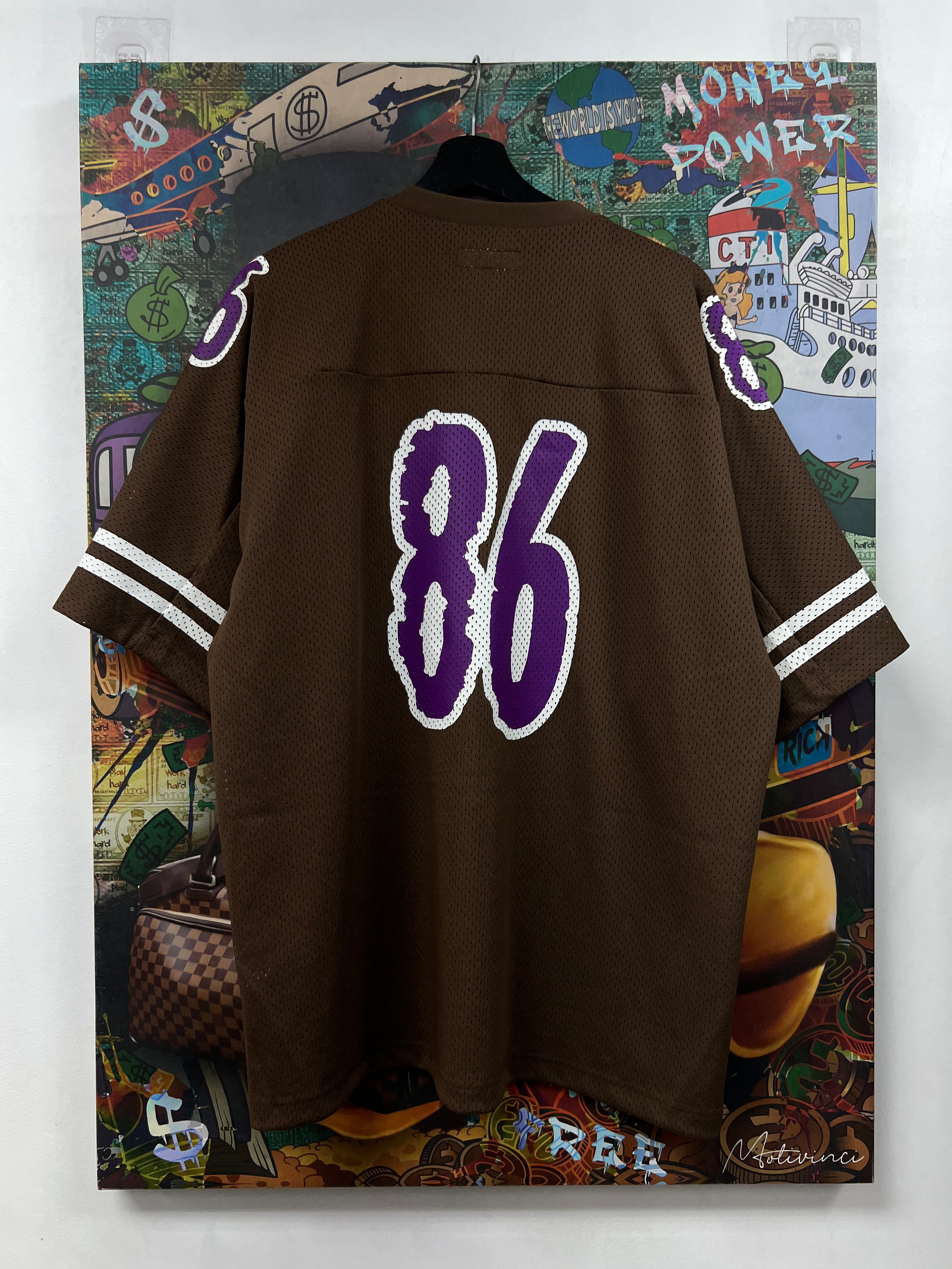 Supreme Brown Reflective Jersey