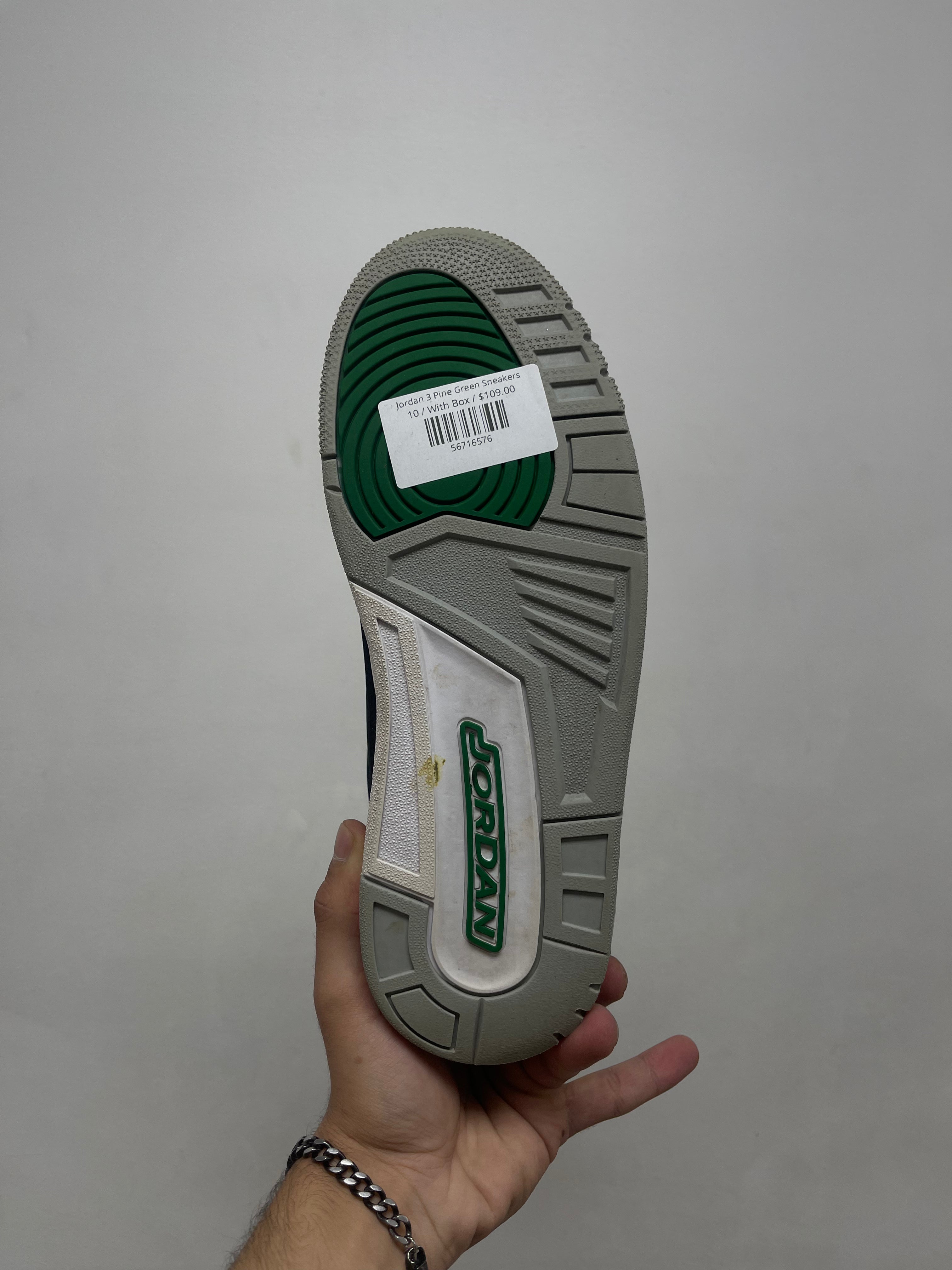 Jordan 3 Pine Green Sneakers
