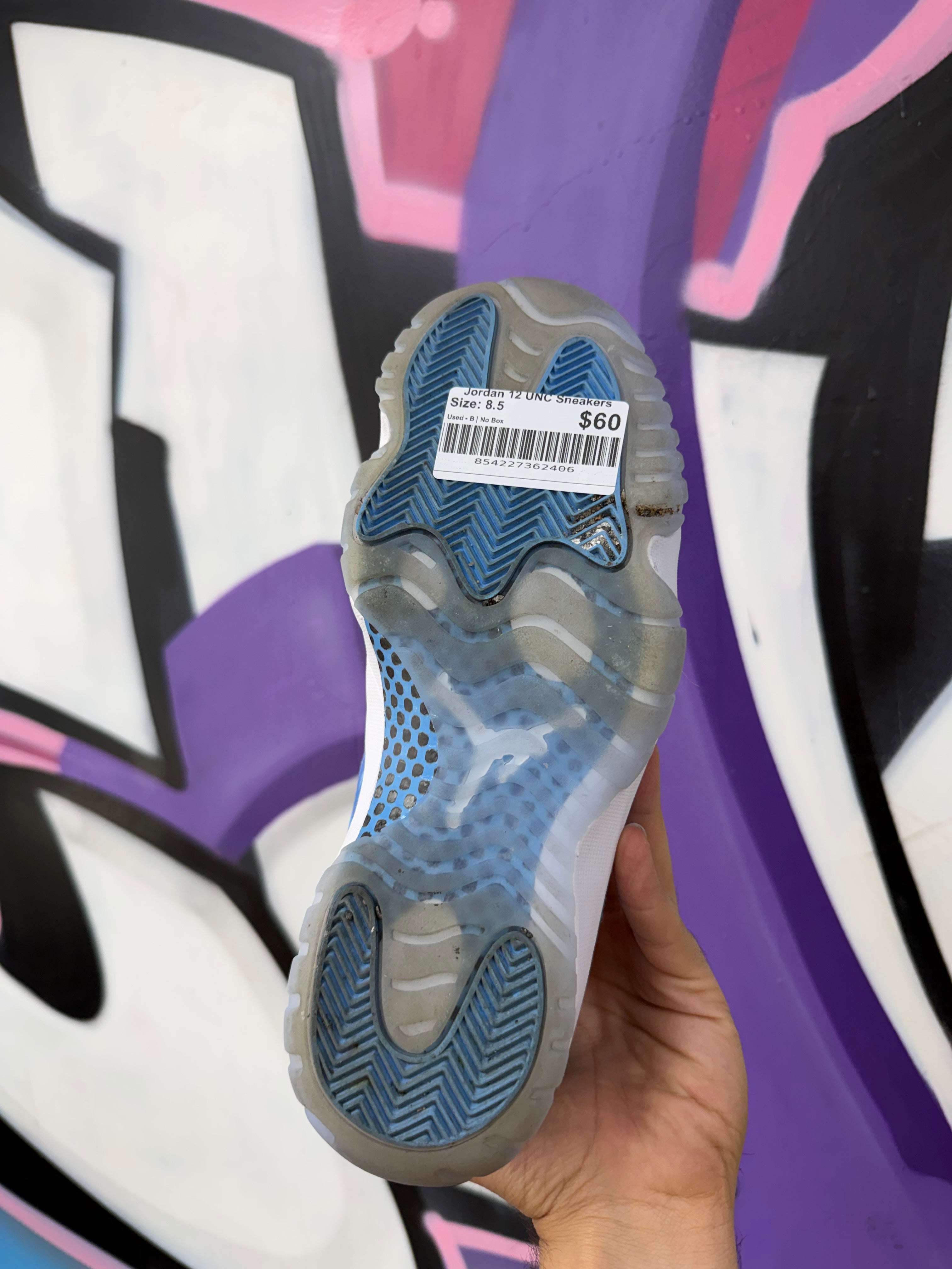 Jordan 12 UNC Sneakers