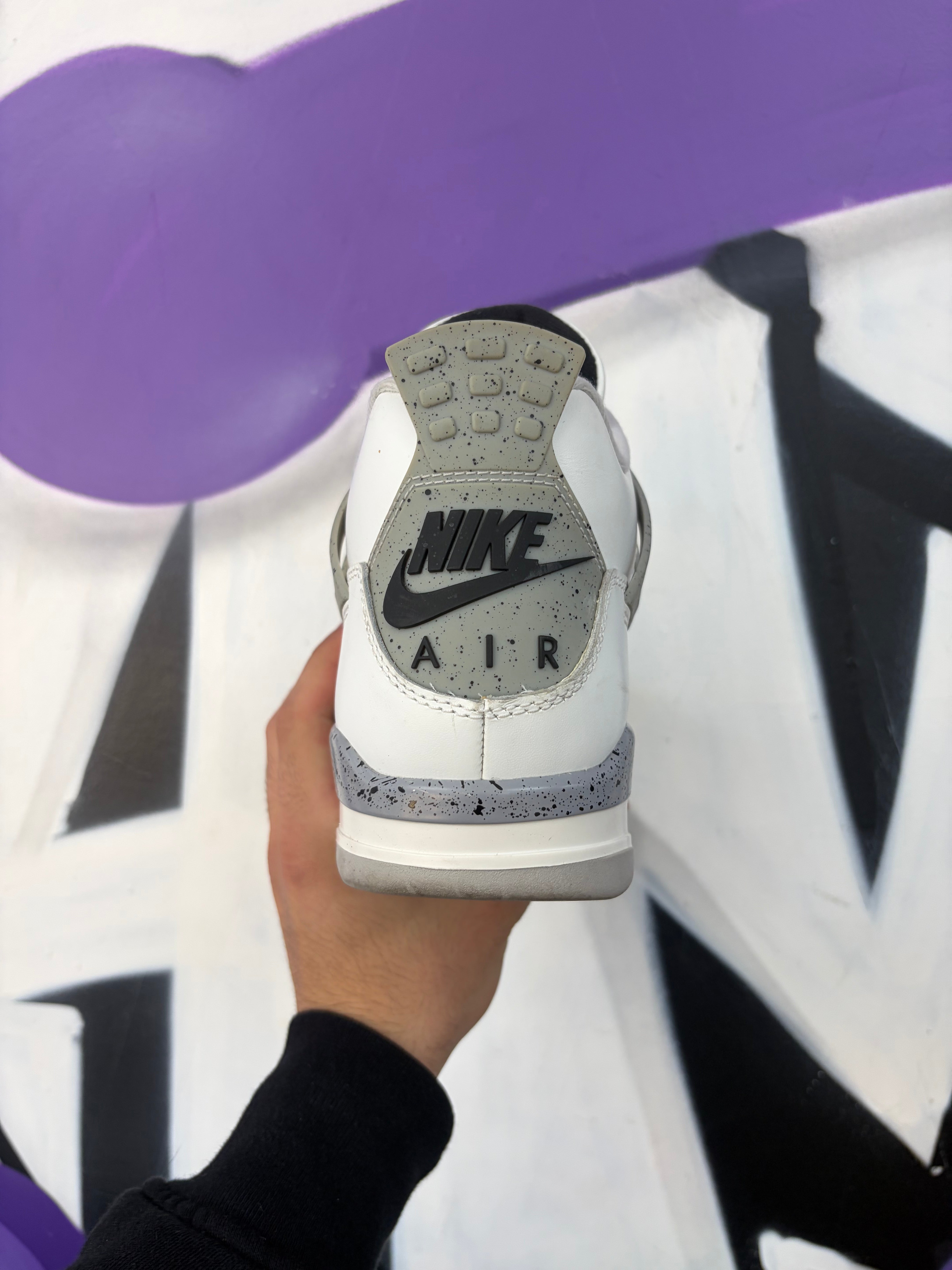 Jordan 4 White Cement Sneakers