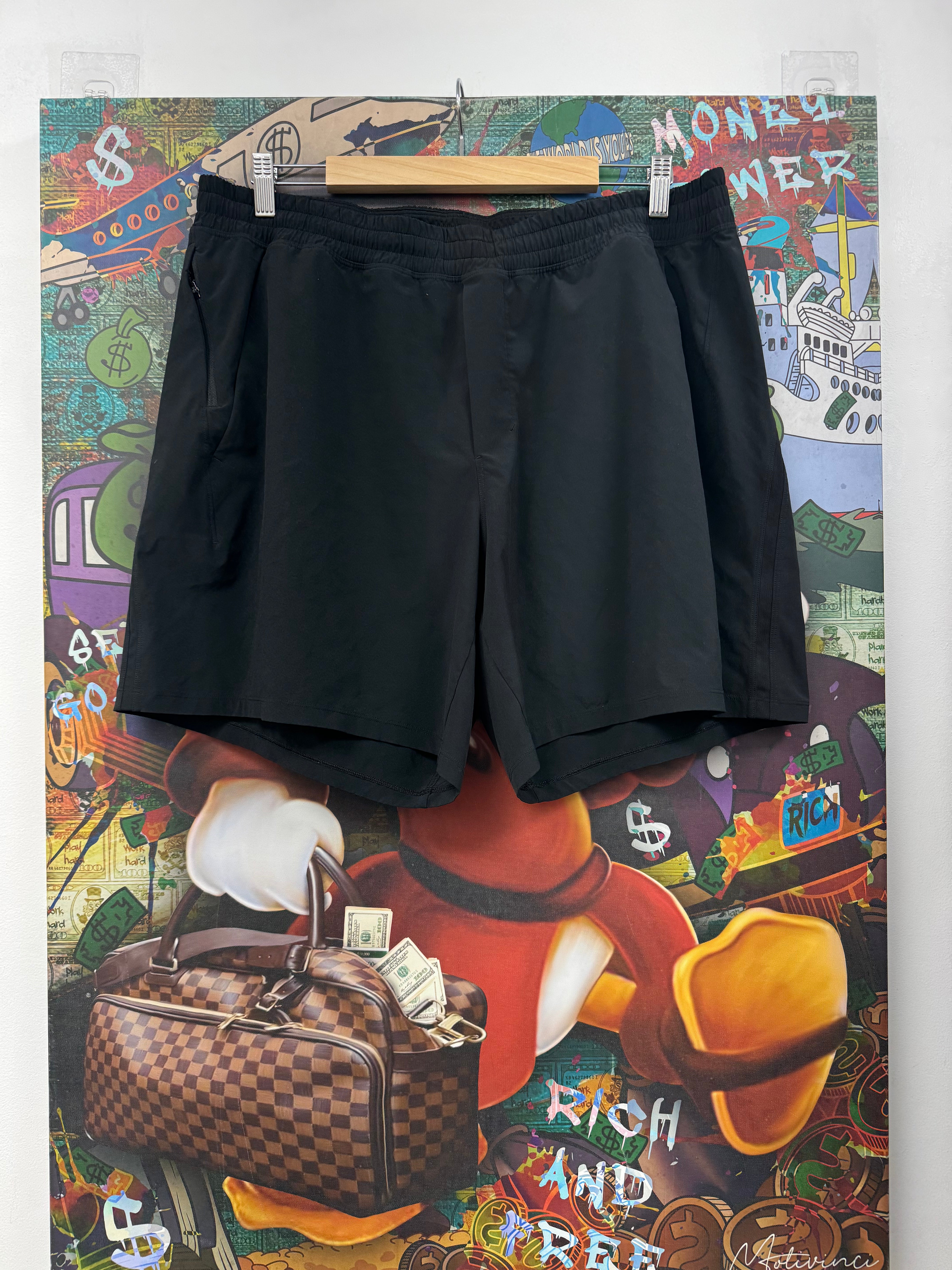 Lululemon Black Nylon Shorts