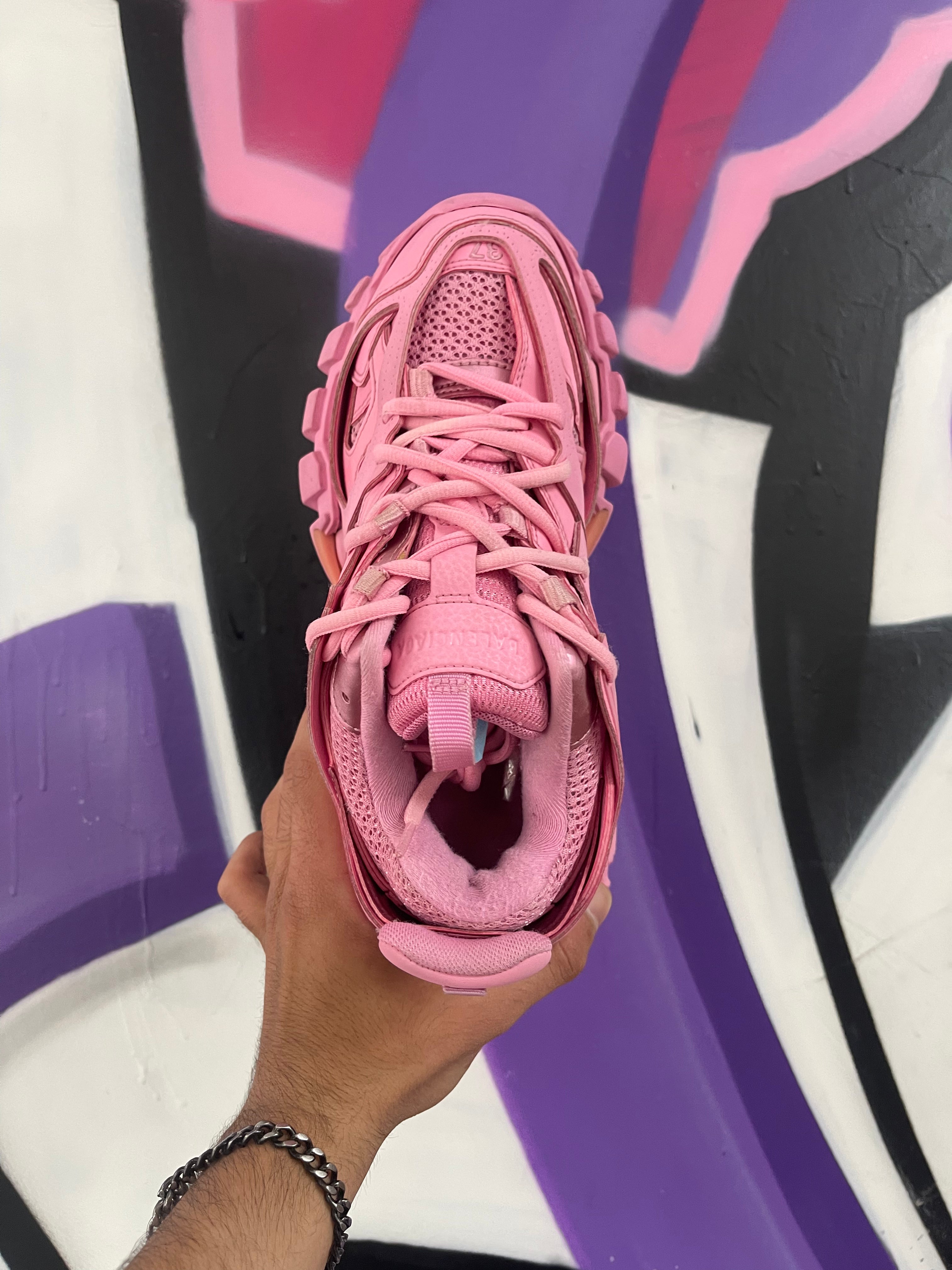Balenciaga Pink Track Sneakers