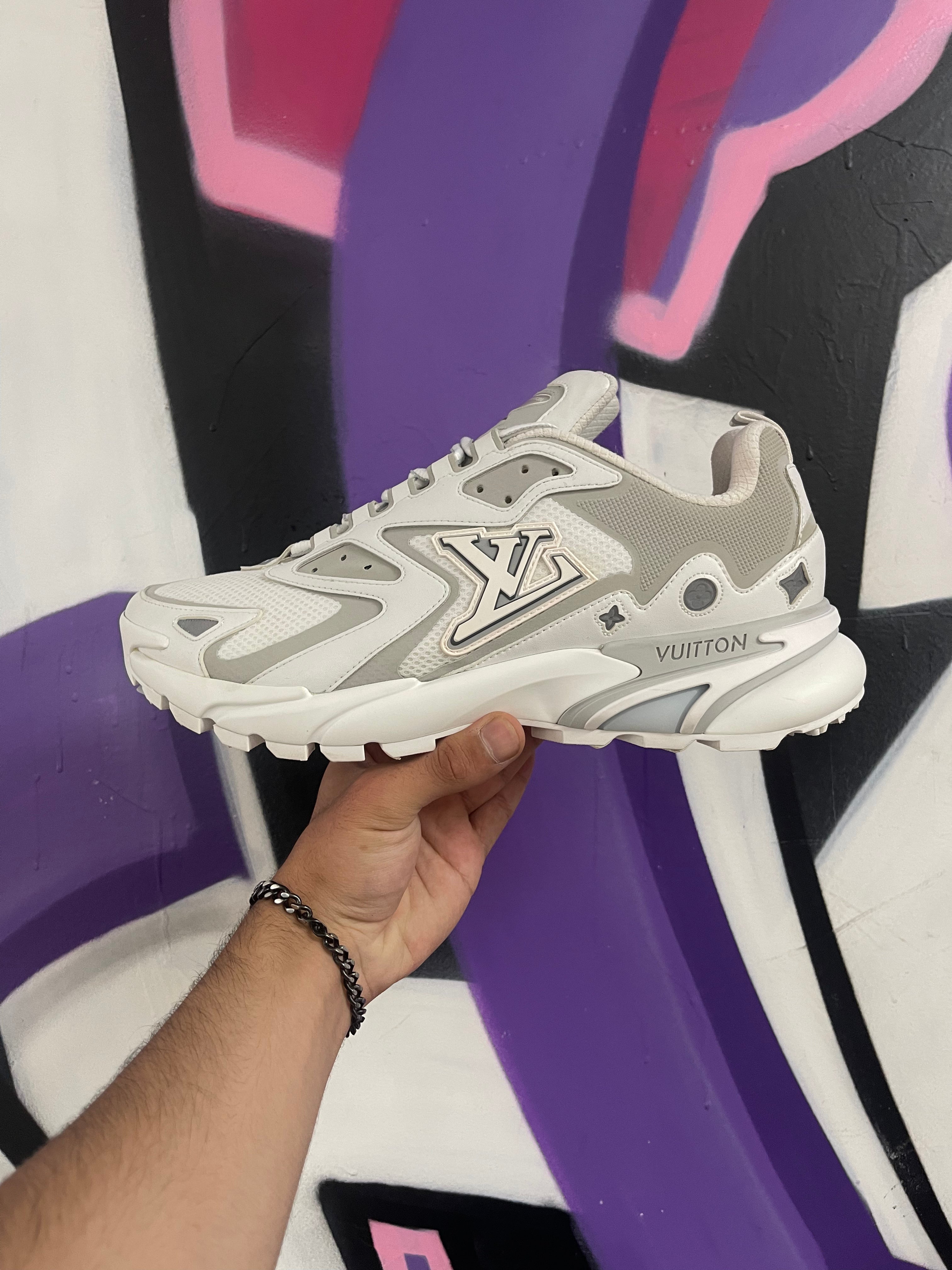 Louis Vuitton White Tactical Runner Sneakers