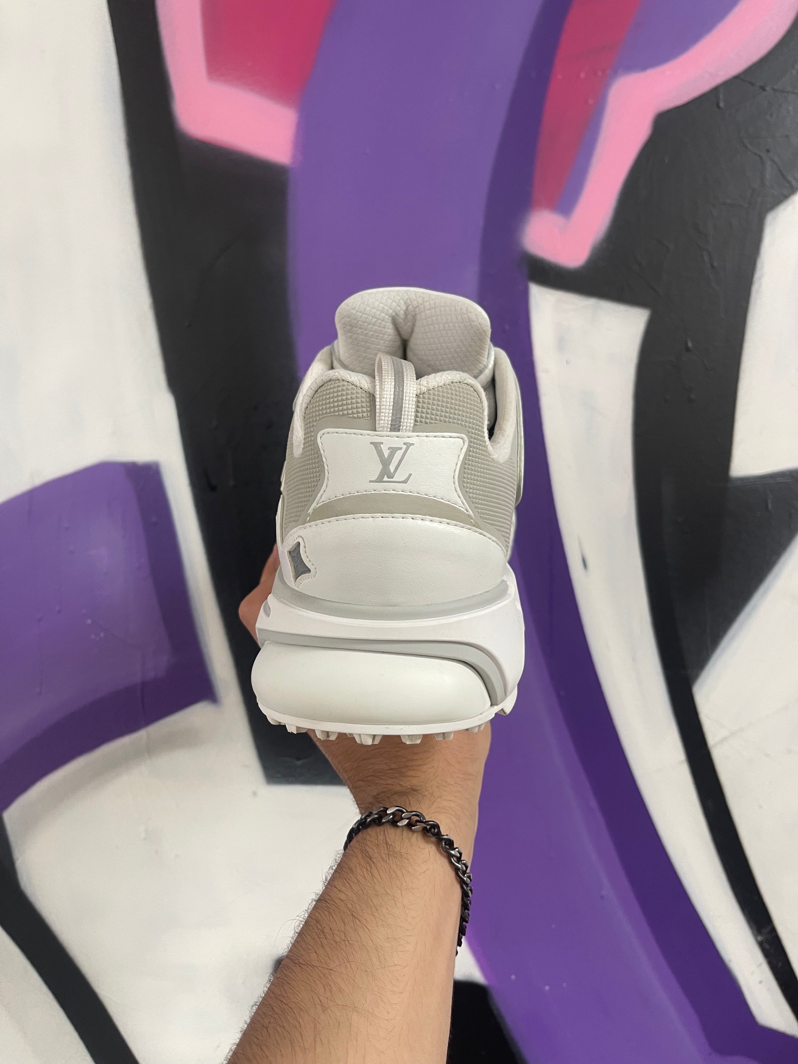 Louis Vuitton White Tactical Runner Sneakers