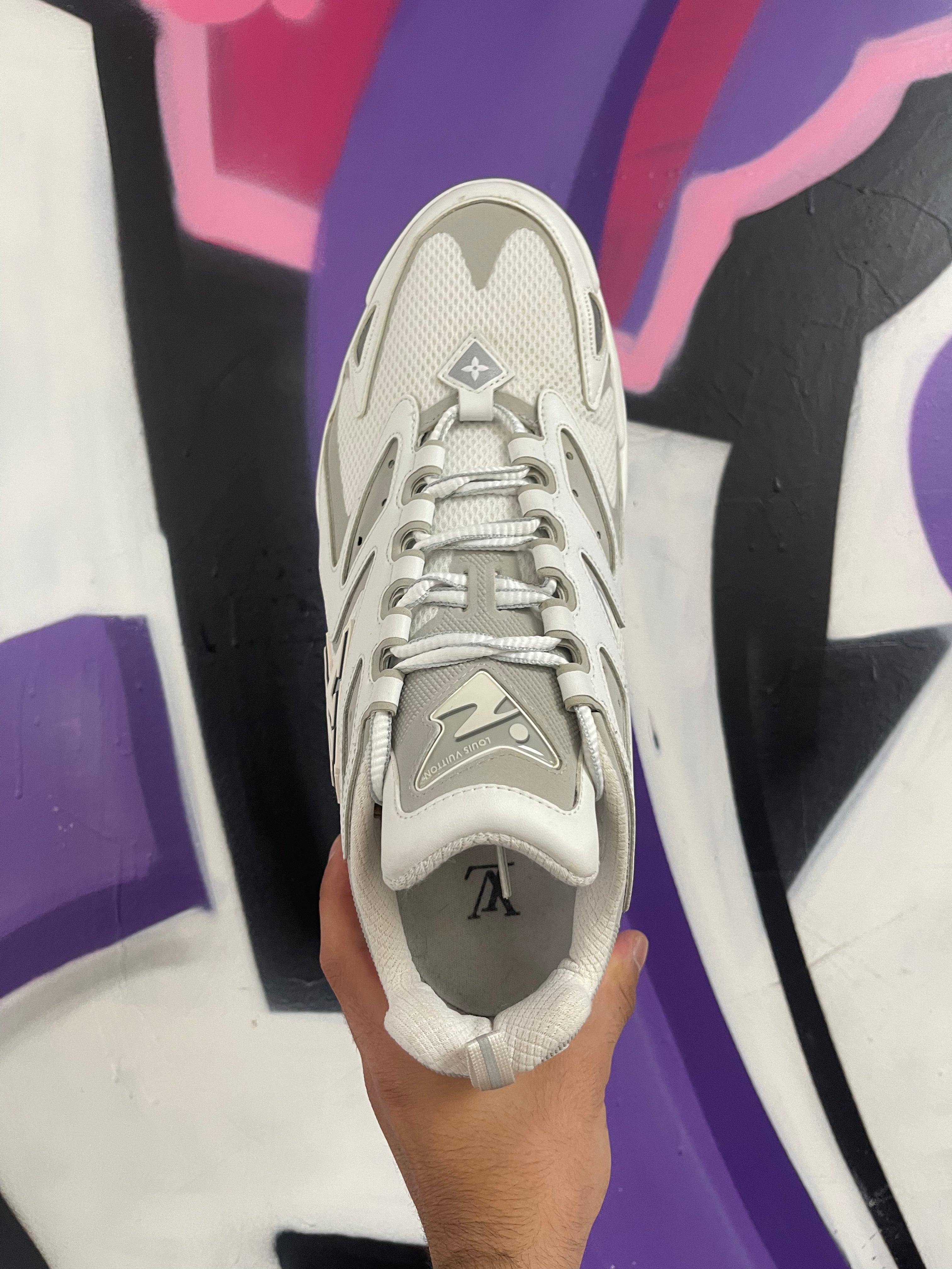 Louis Vuitton White Tactical Runner Sneakers