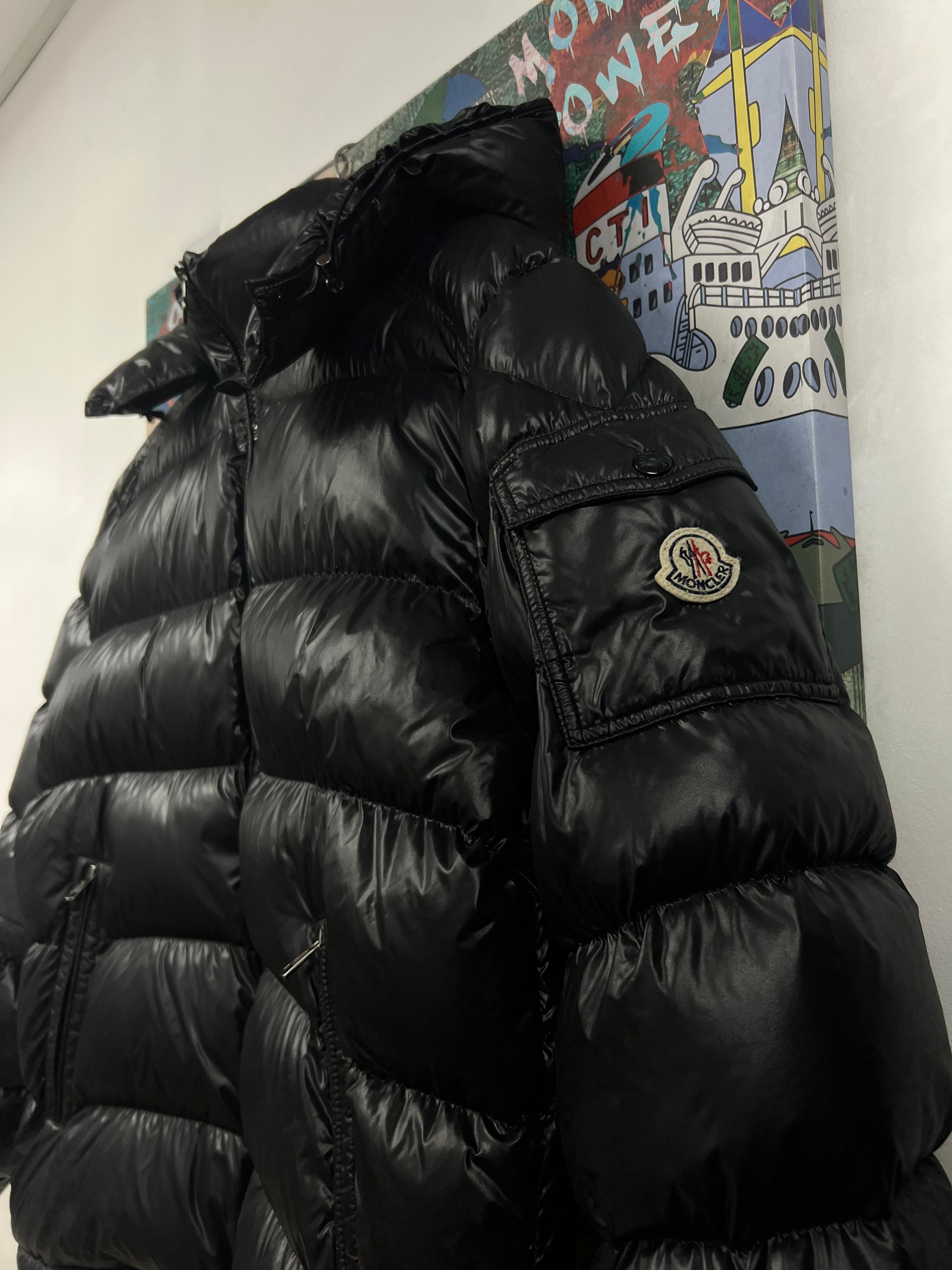 Moncler Black Maya Puffer Jacket
