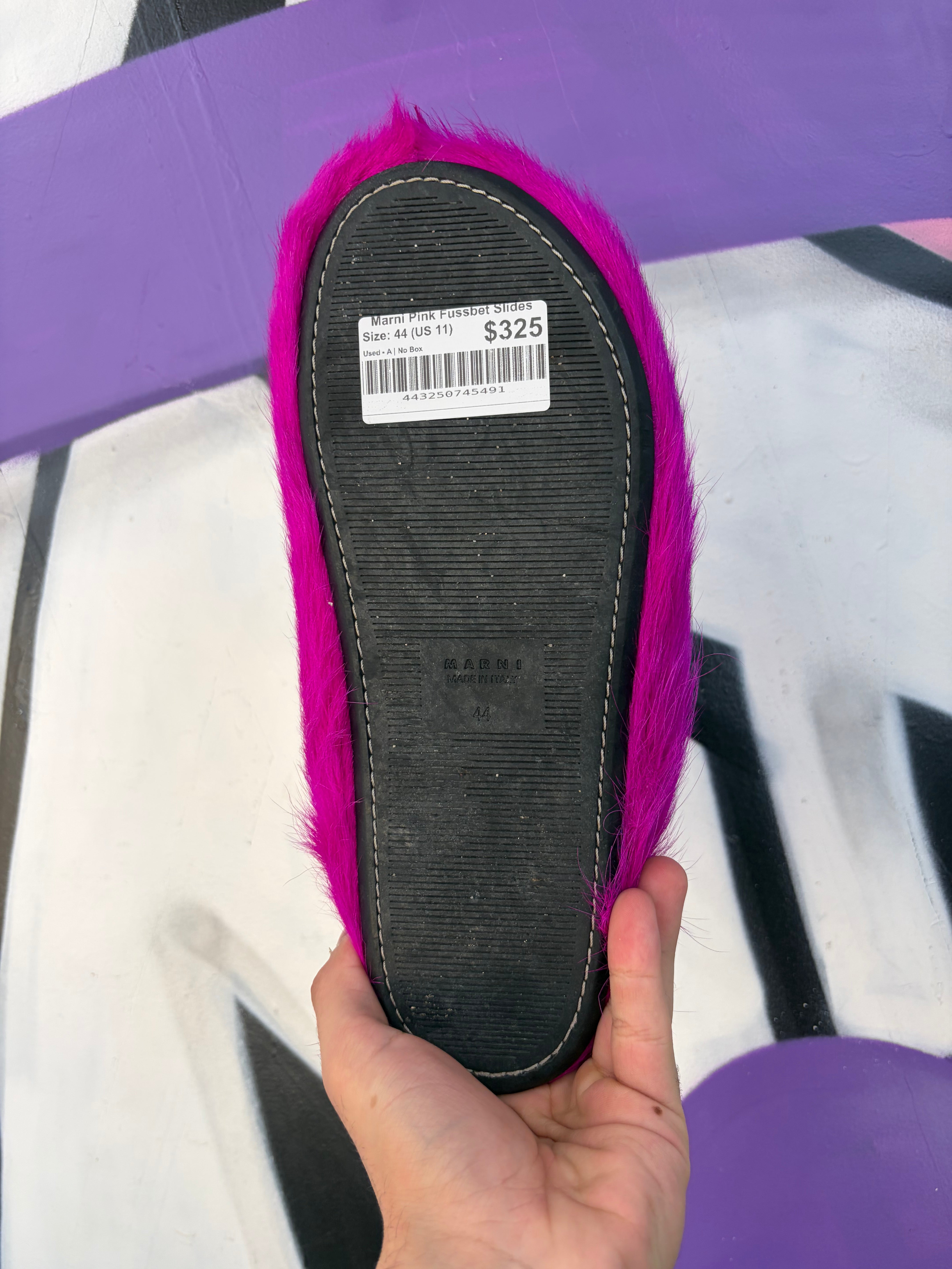 Marni Pink Fussbet Slides