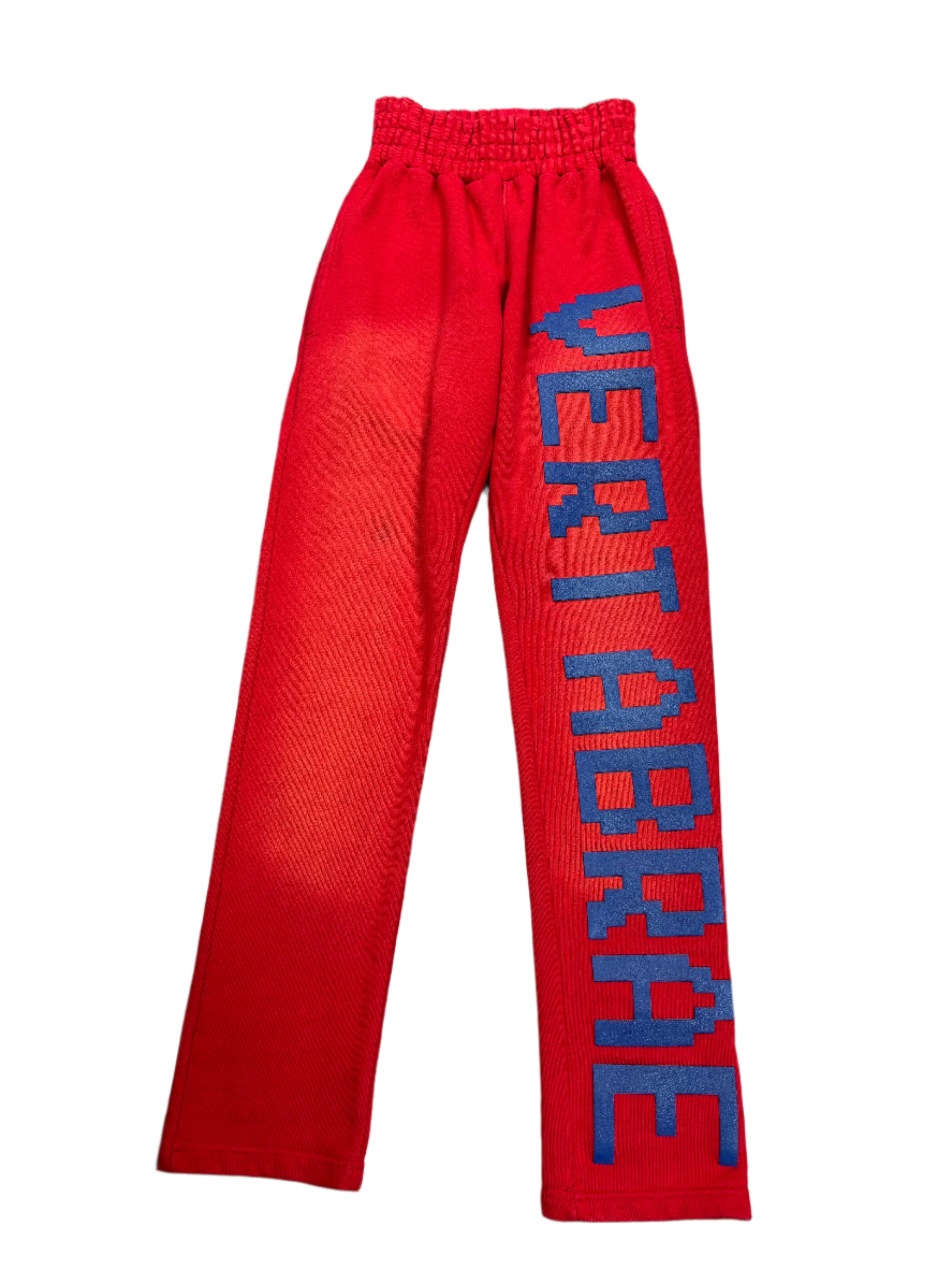 Vertabrae Red & Navy Sweatpants