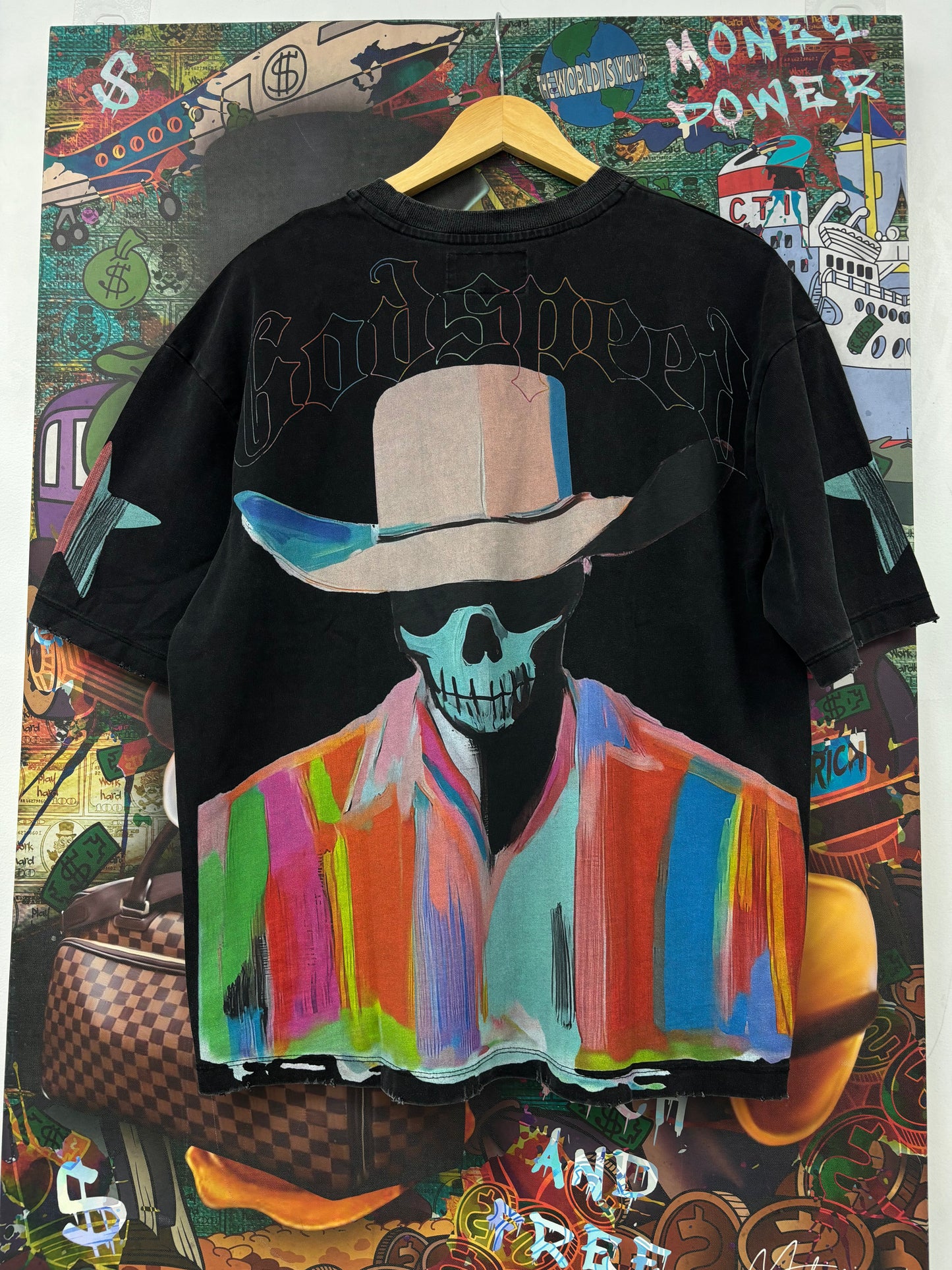 Godspeed Pastel Cowboy Black Wash Tee