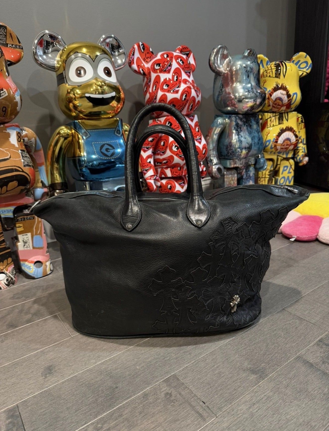Chrome Hearts 21 Patch Leather Bag