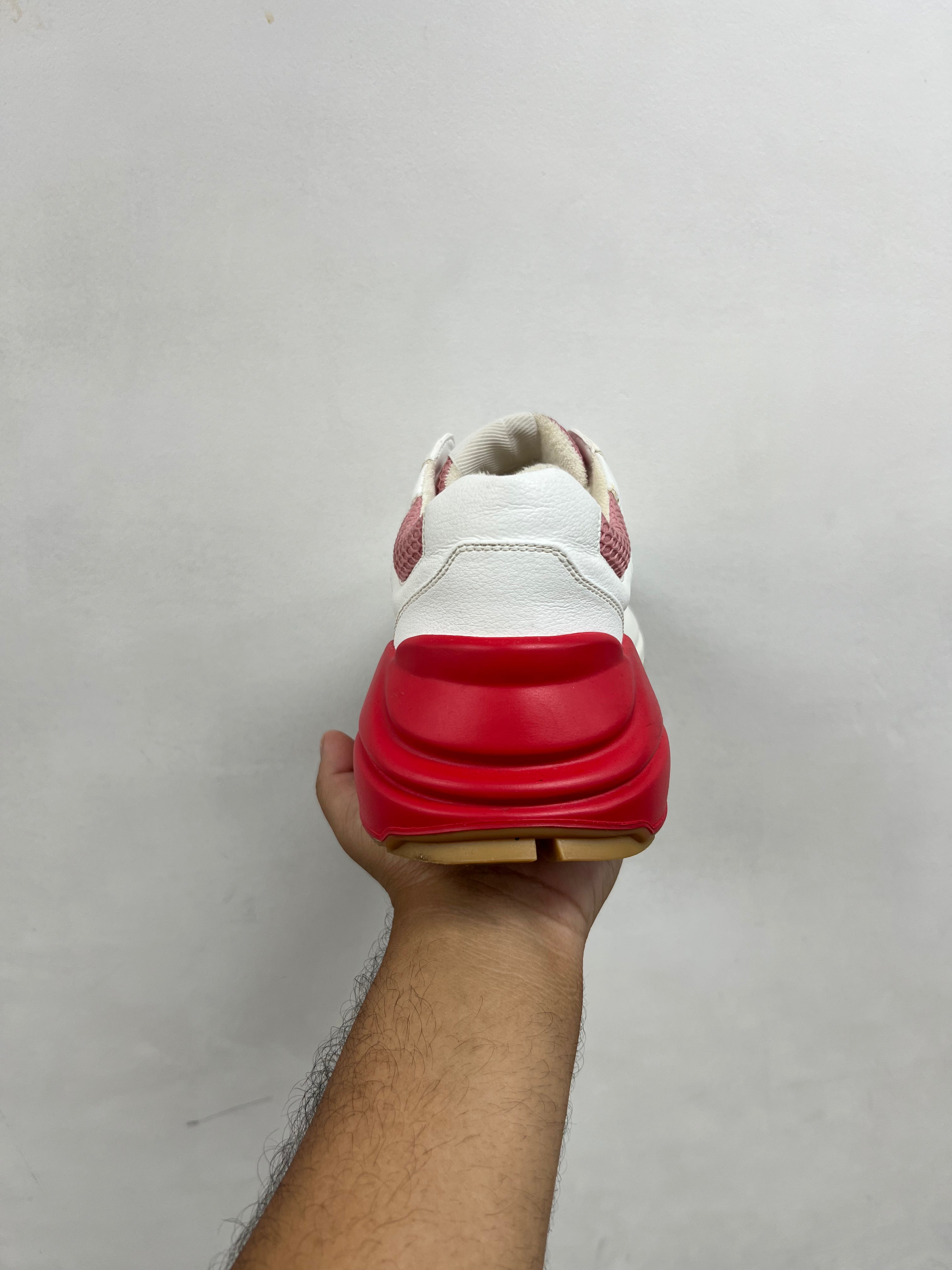 Gucci Pink Red Rython Sneakers