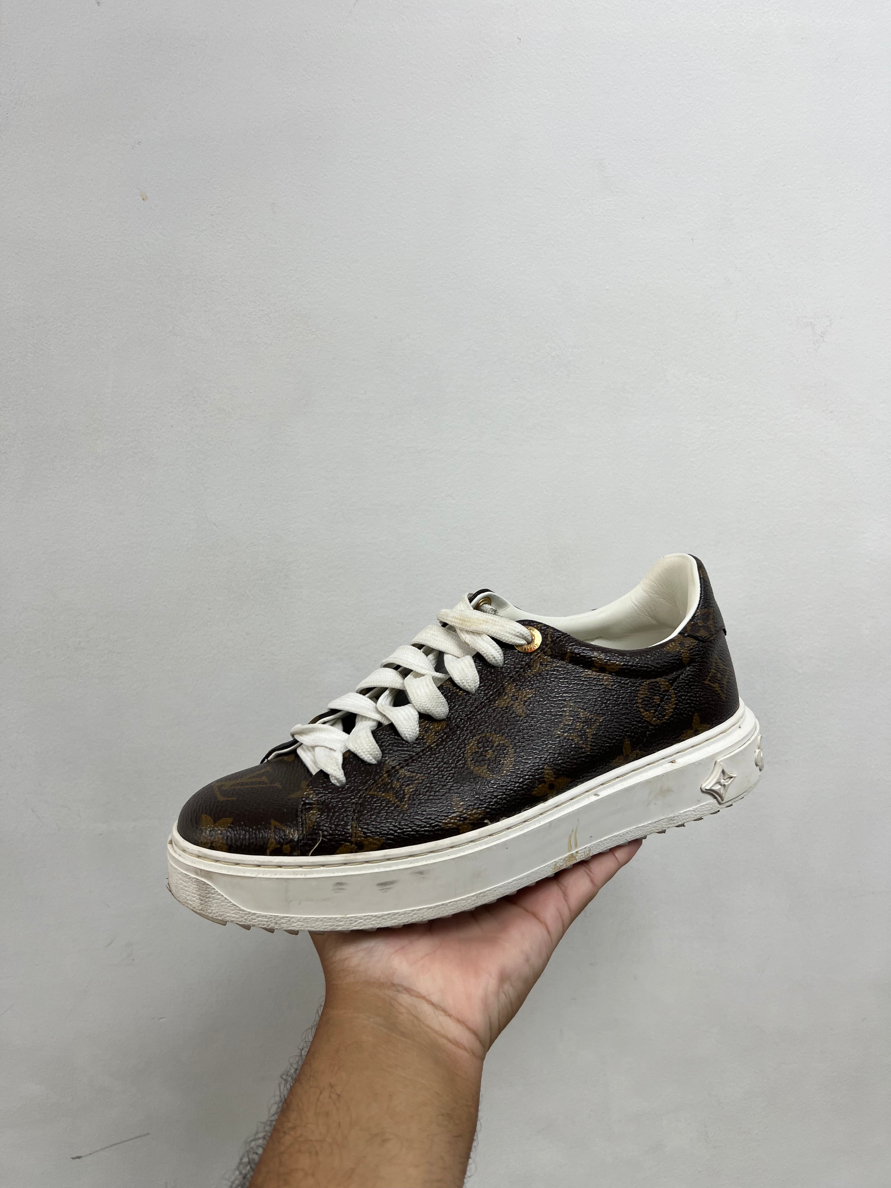 Louis Vuitton Brown Monogram Low Sneakers