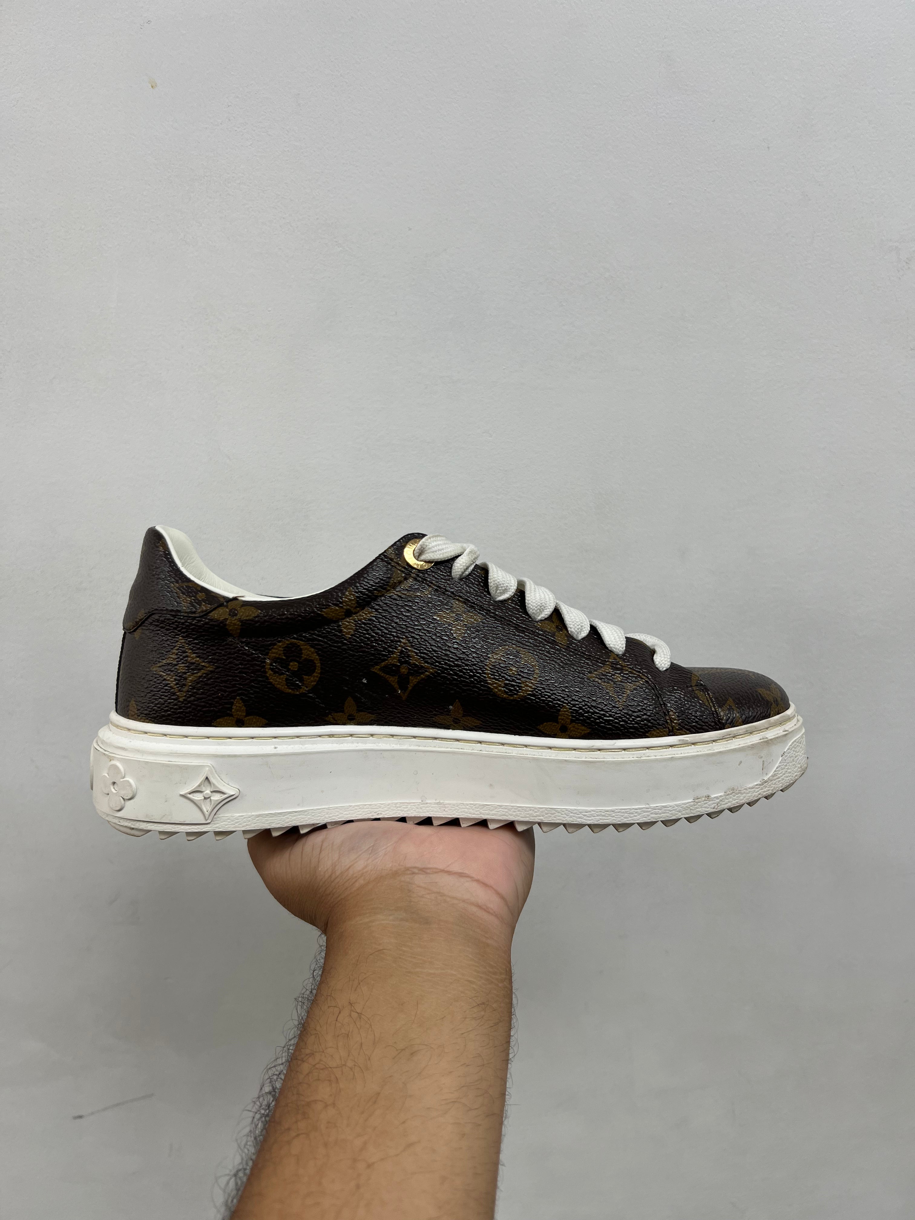 Louis Vuitton Brown Monogram Low Sneakers