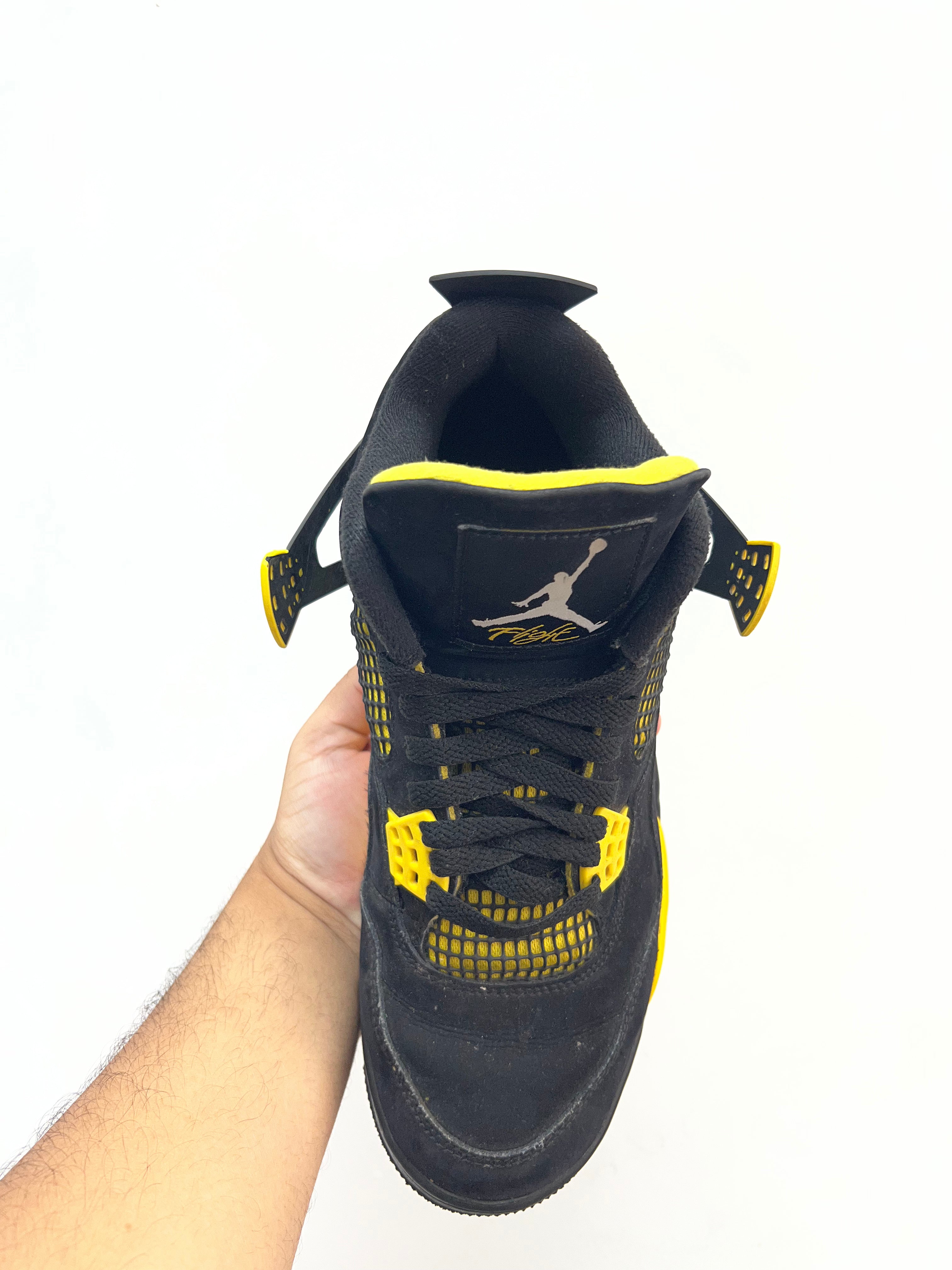 Jordan 4 Yellow Thunder Sneakers