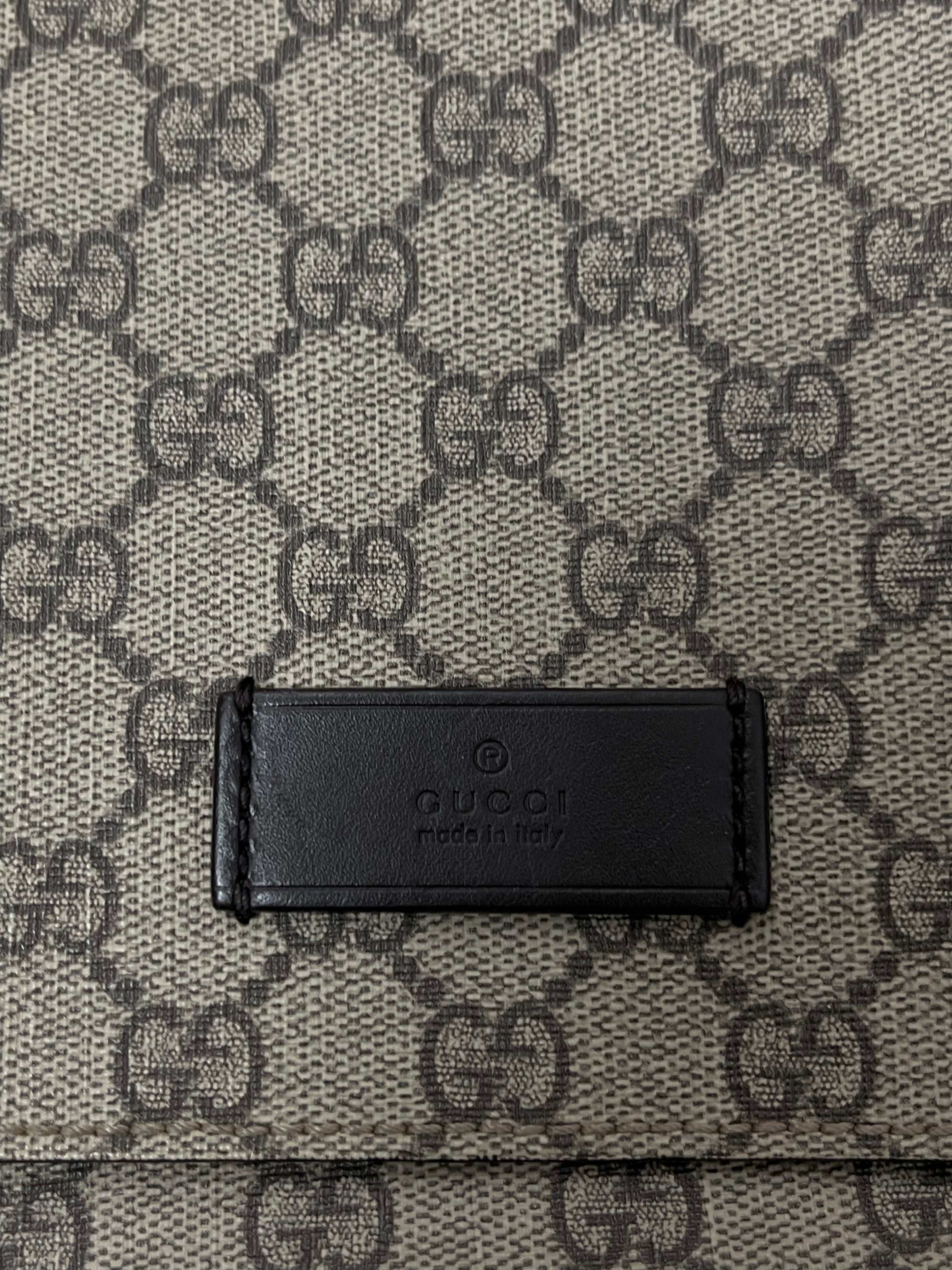 Gucci GG Canvas Monogram Diaper Beige Bag