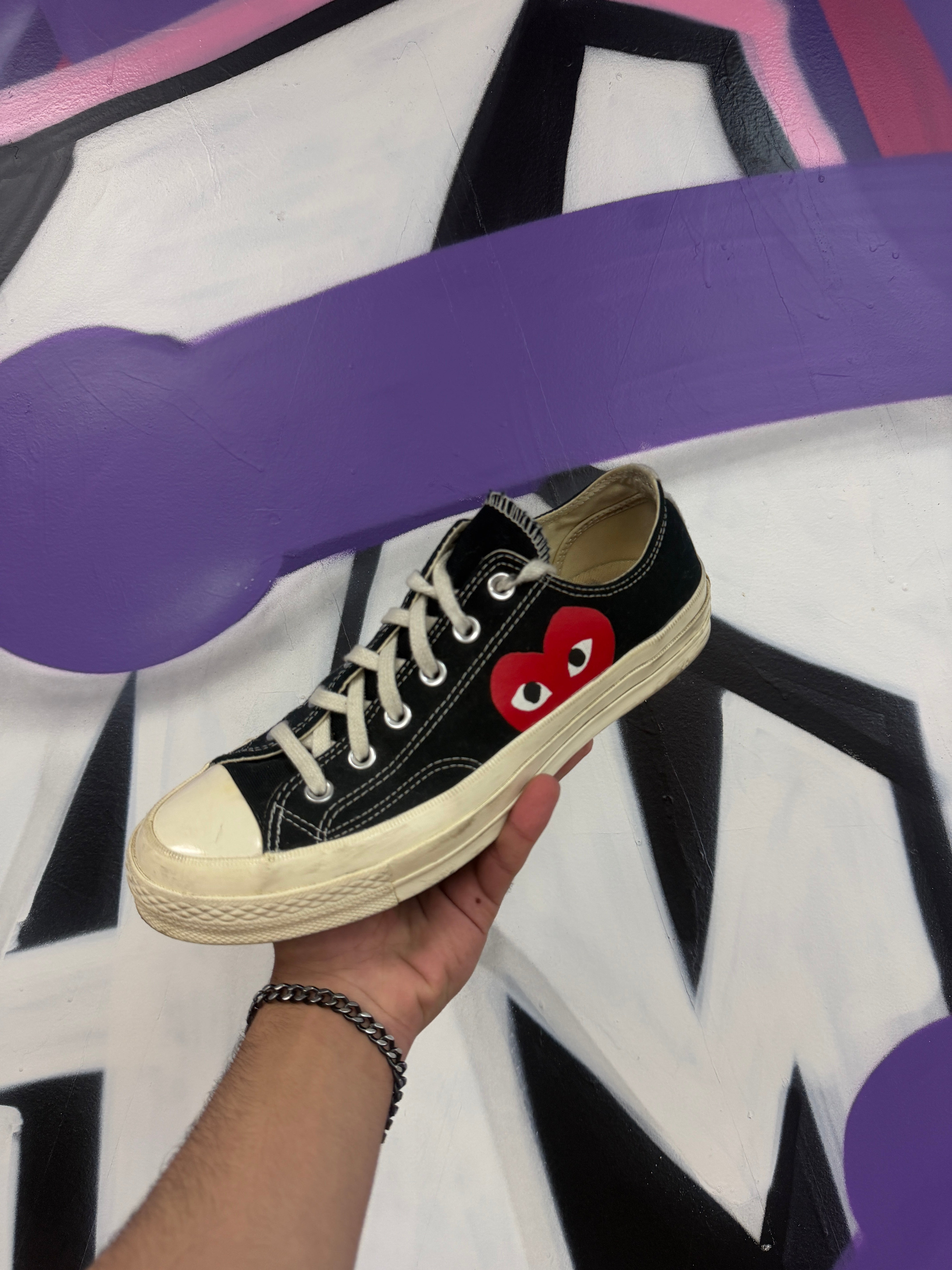 CDG Converse Low Top Sneakers