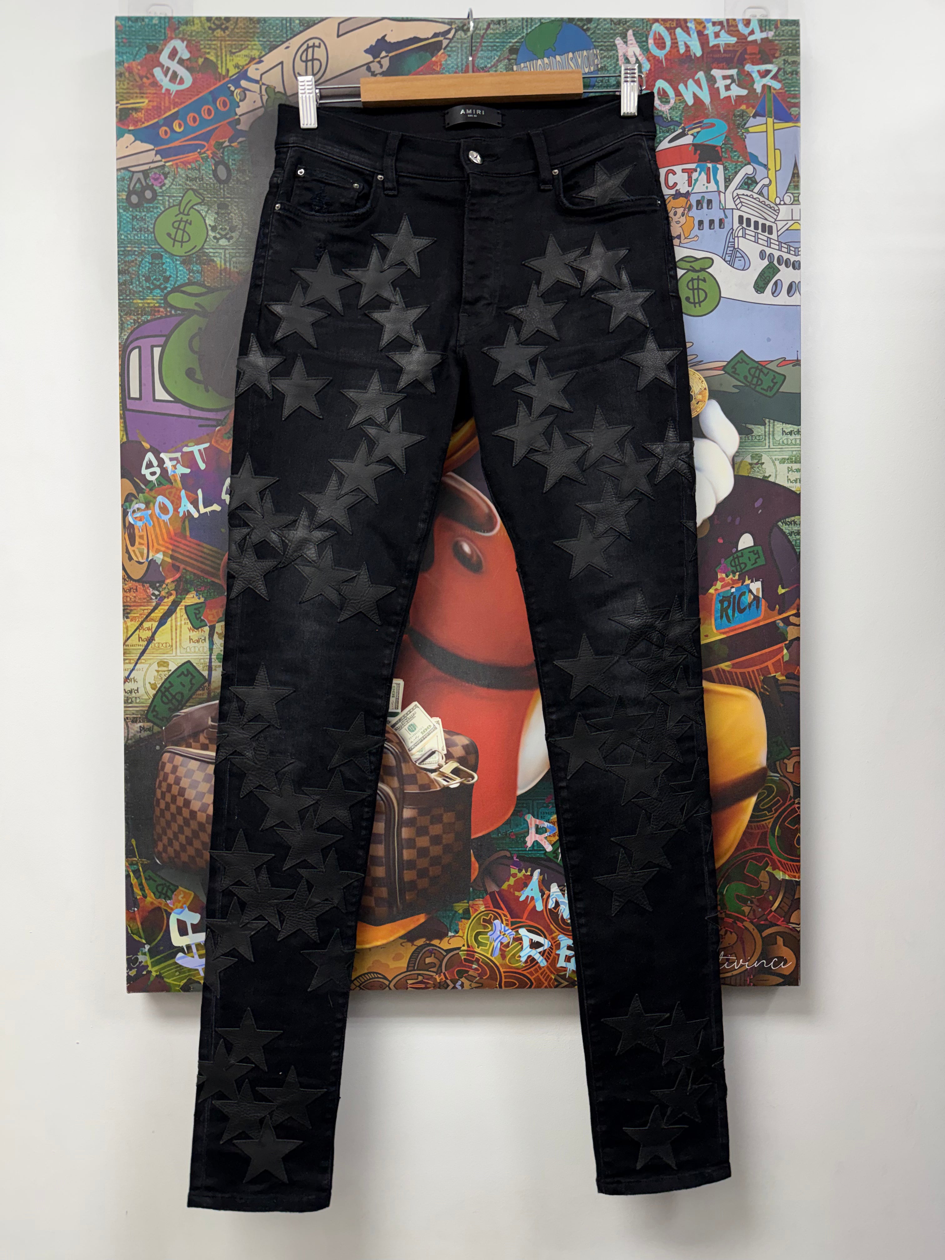 Amiri Black Black Chemist Jeans
