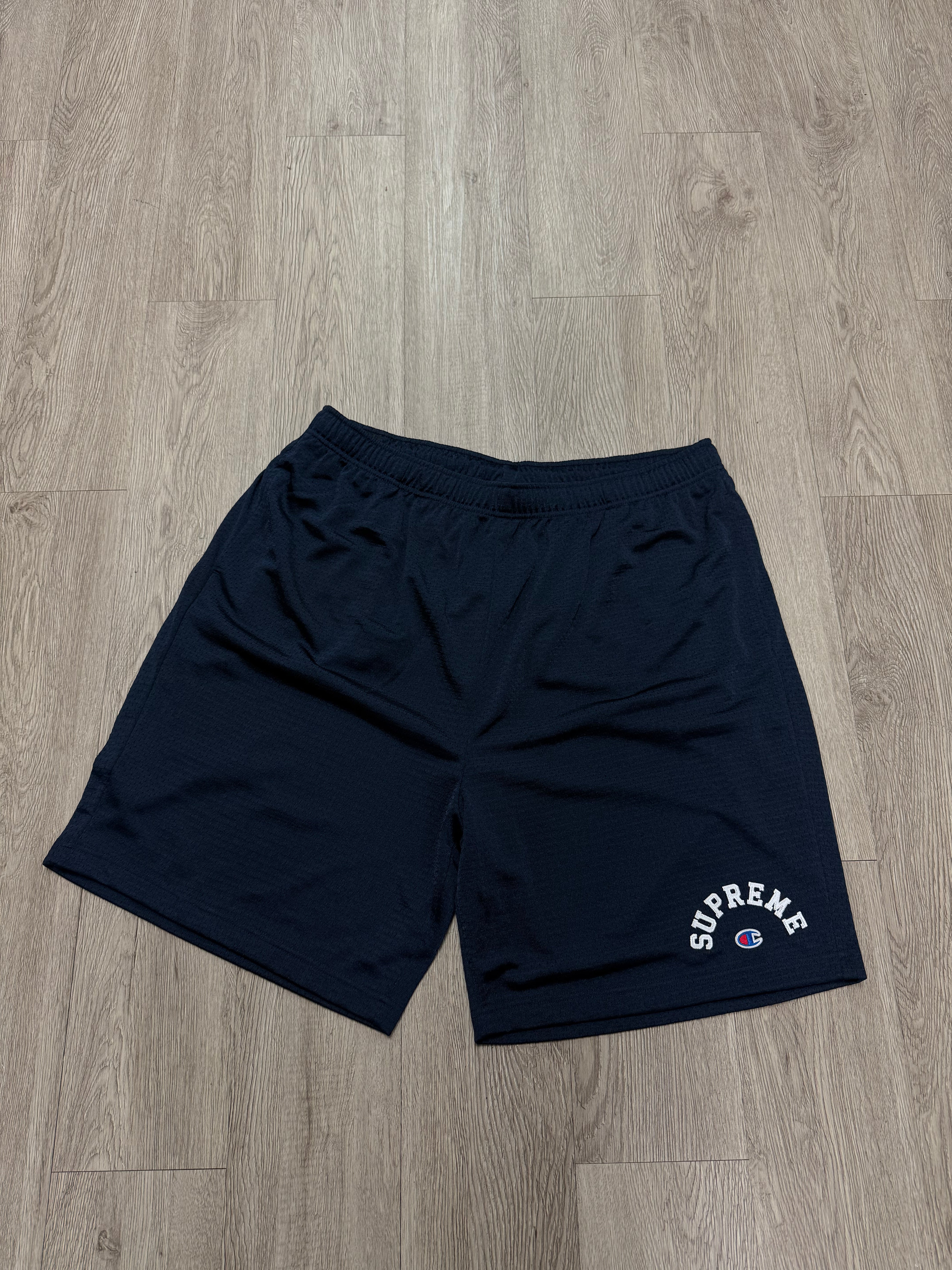 Supreme Champion Mesh Navy Shorts