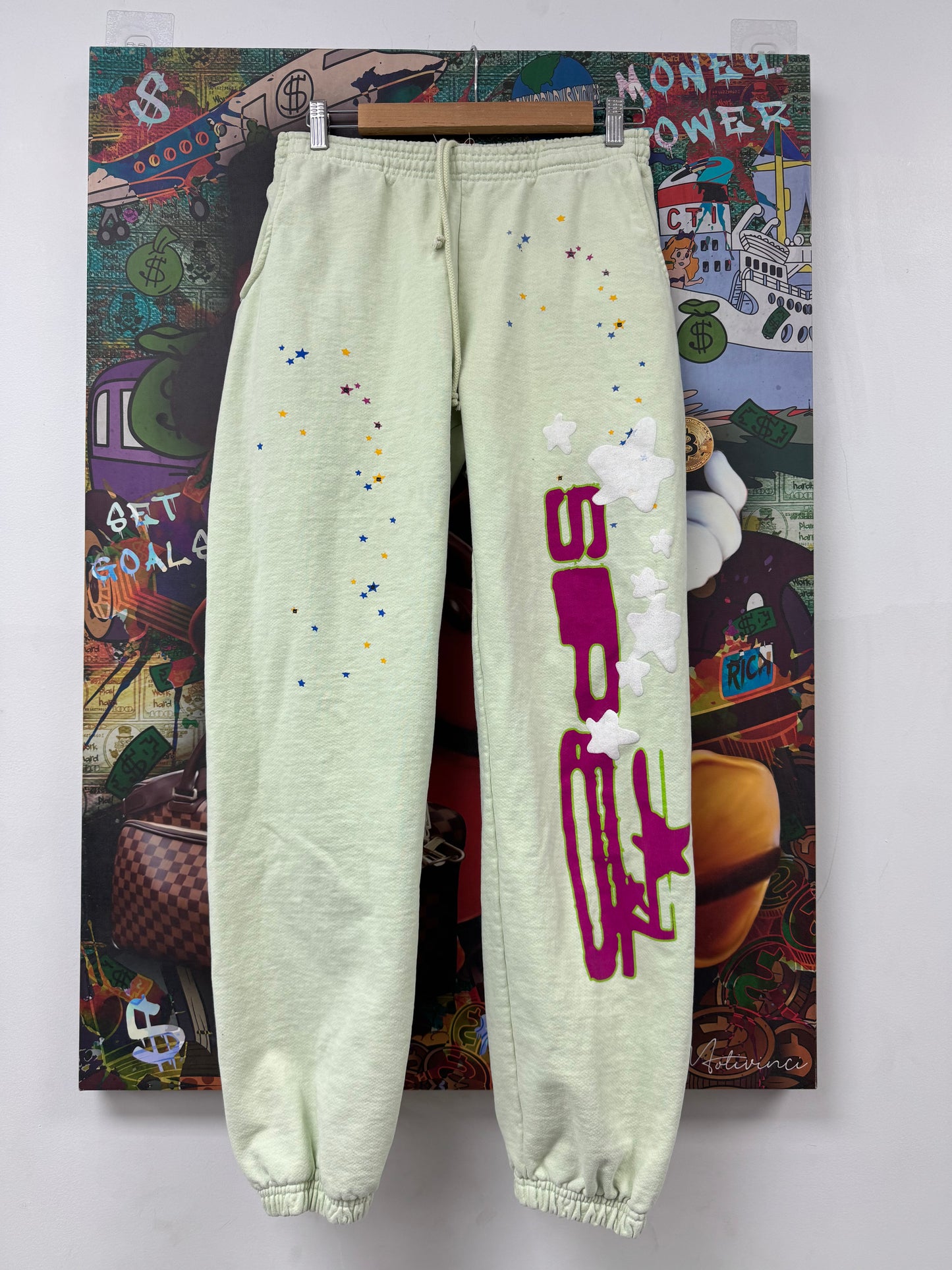 Sp5der Sweats Mint Used XS
