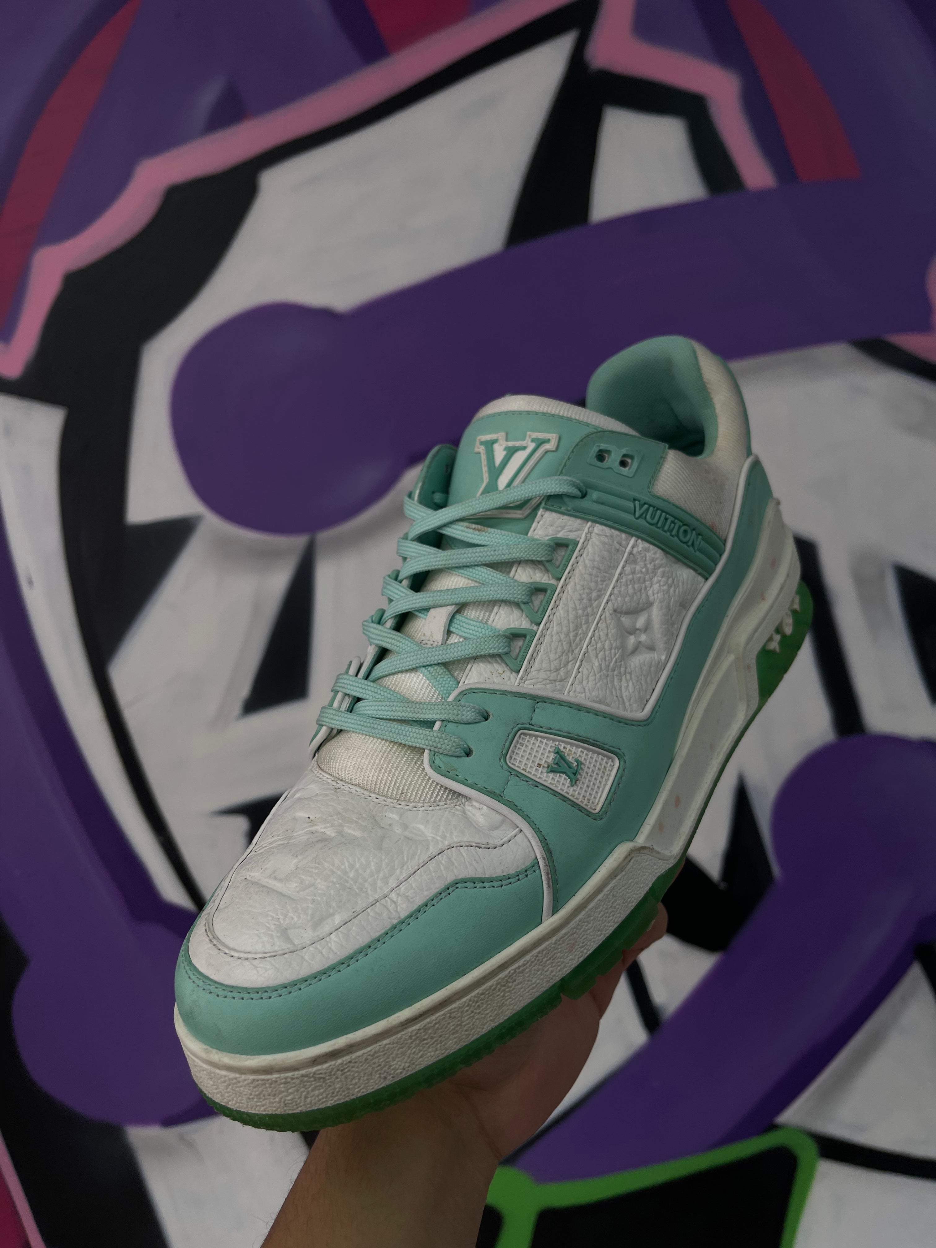 Louis Vuitton Mint White Trainer Hoodie