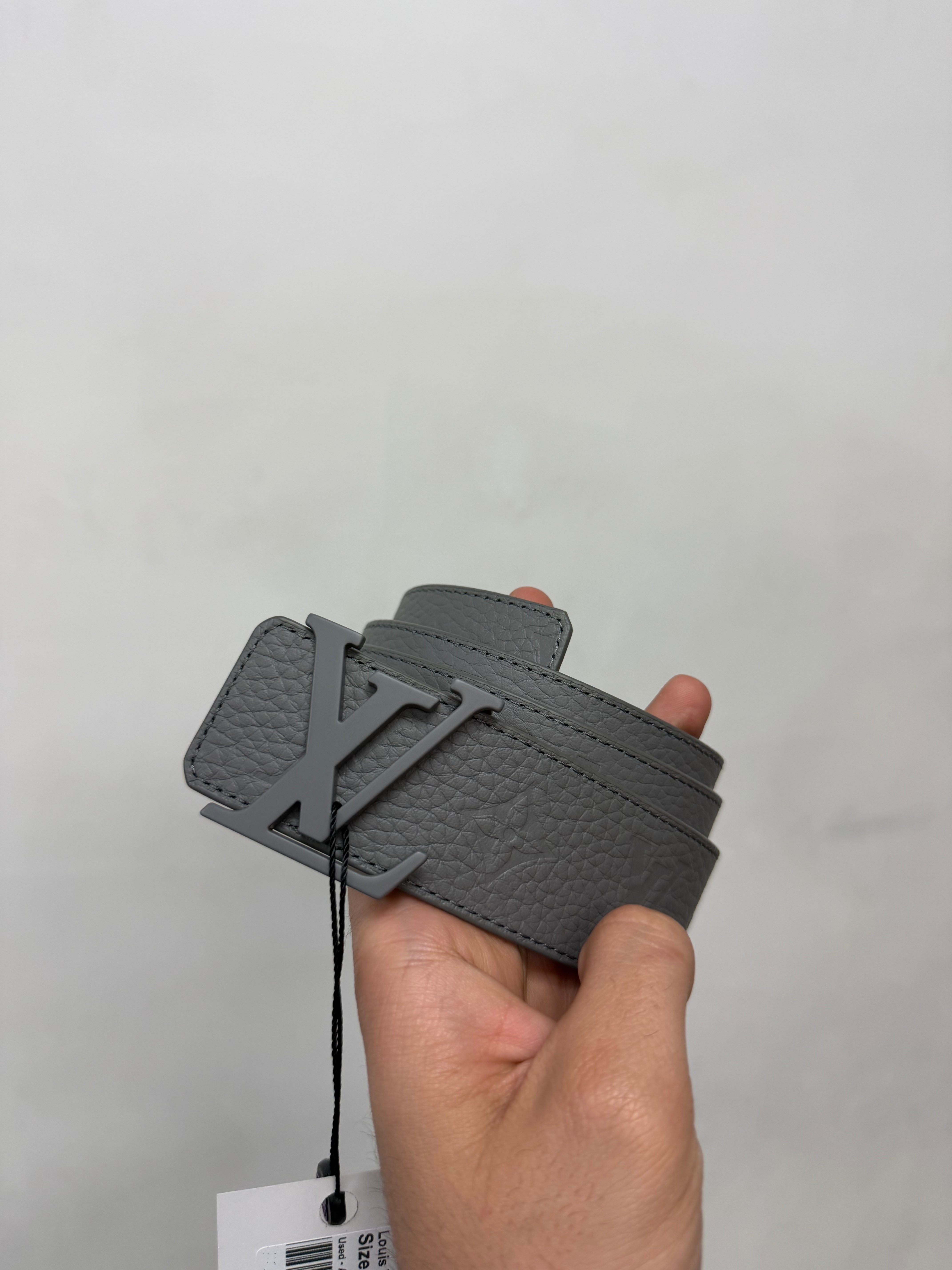 Louis Vuitton Grey Monogram Belt