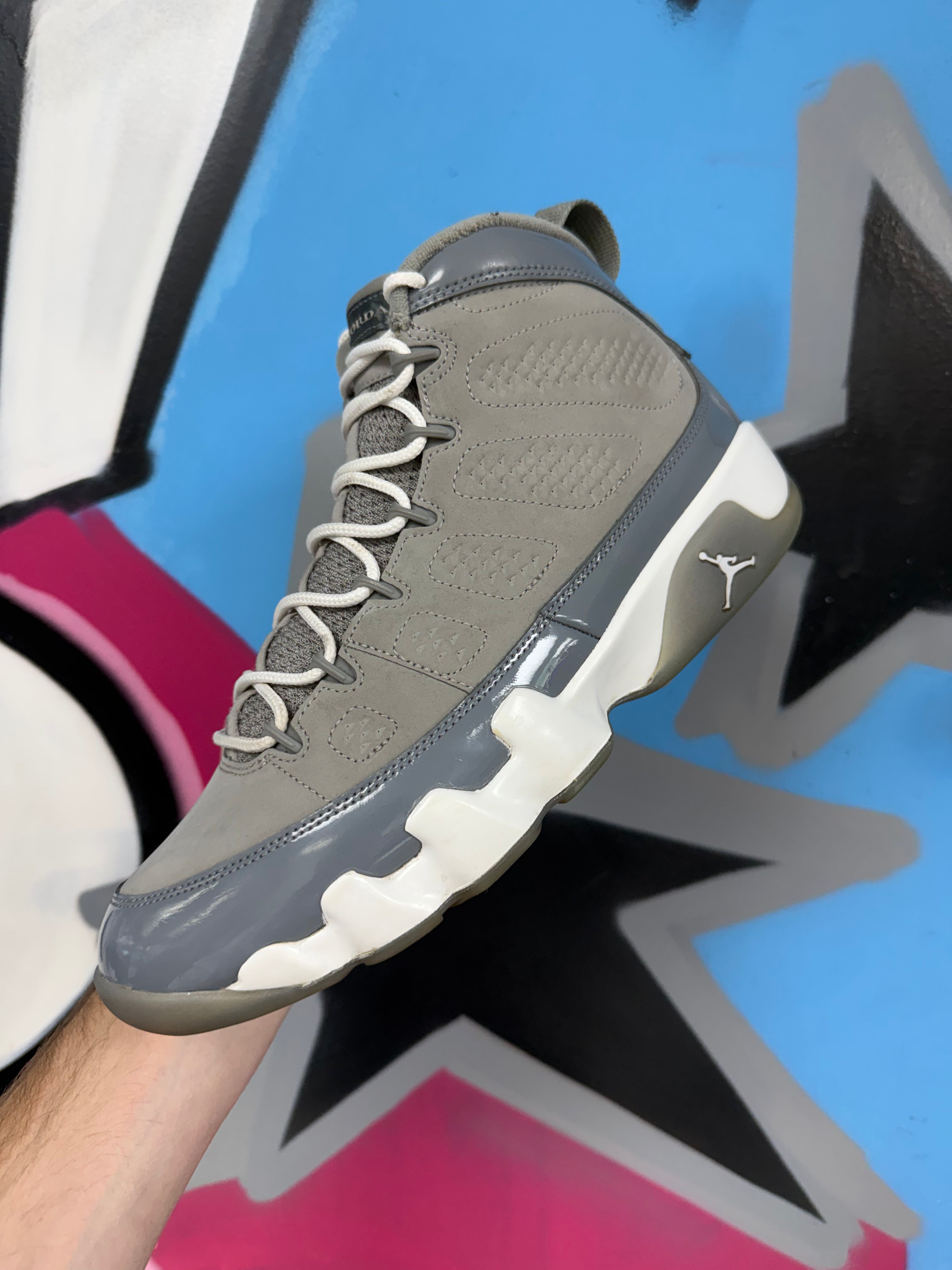 Jordan 9 Cool Grey Sneakers