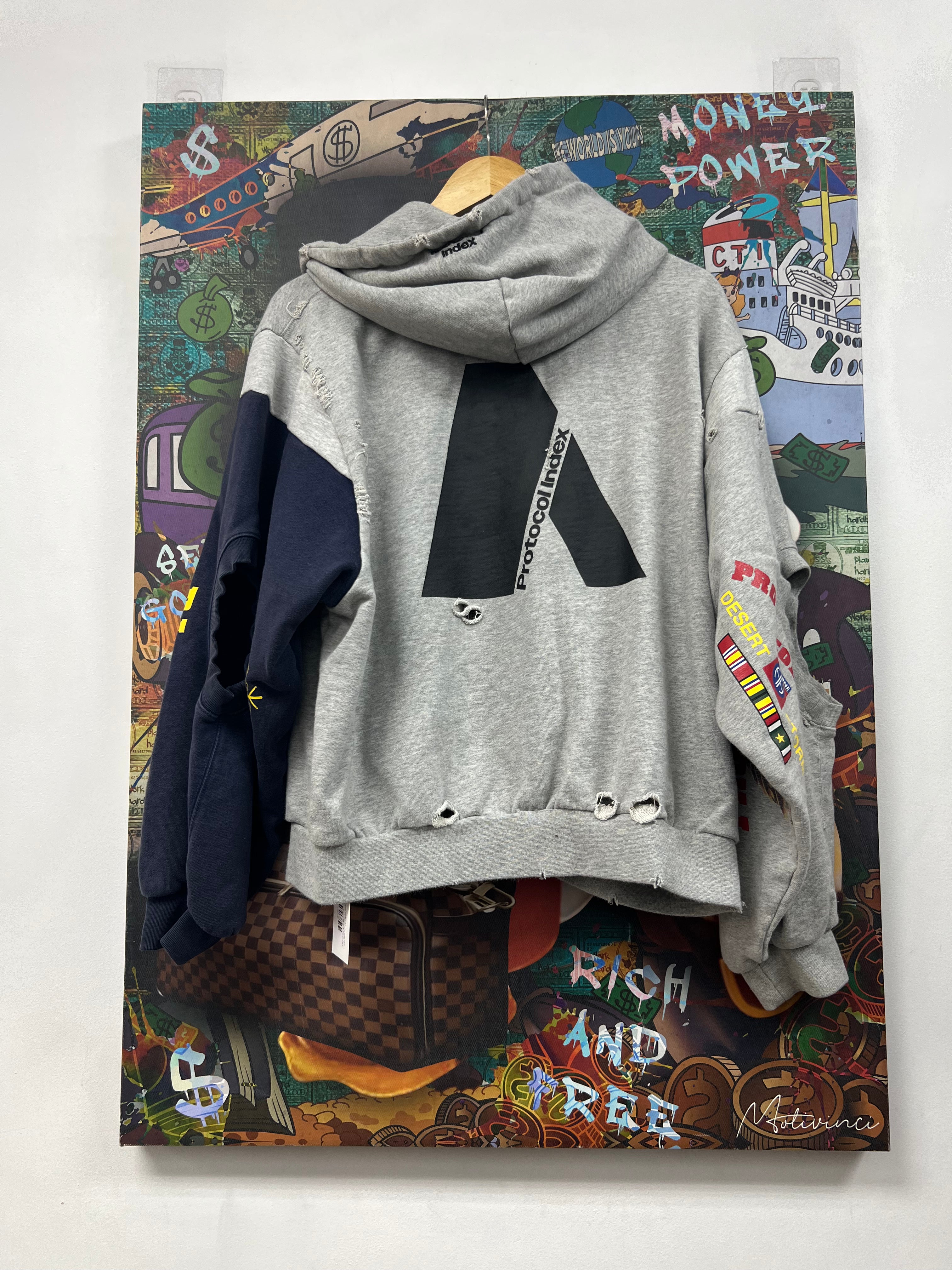 Protocol Index Grey Multi Zip Up