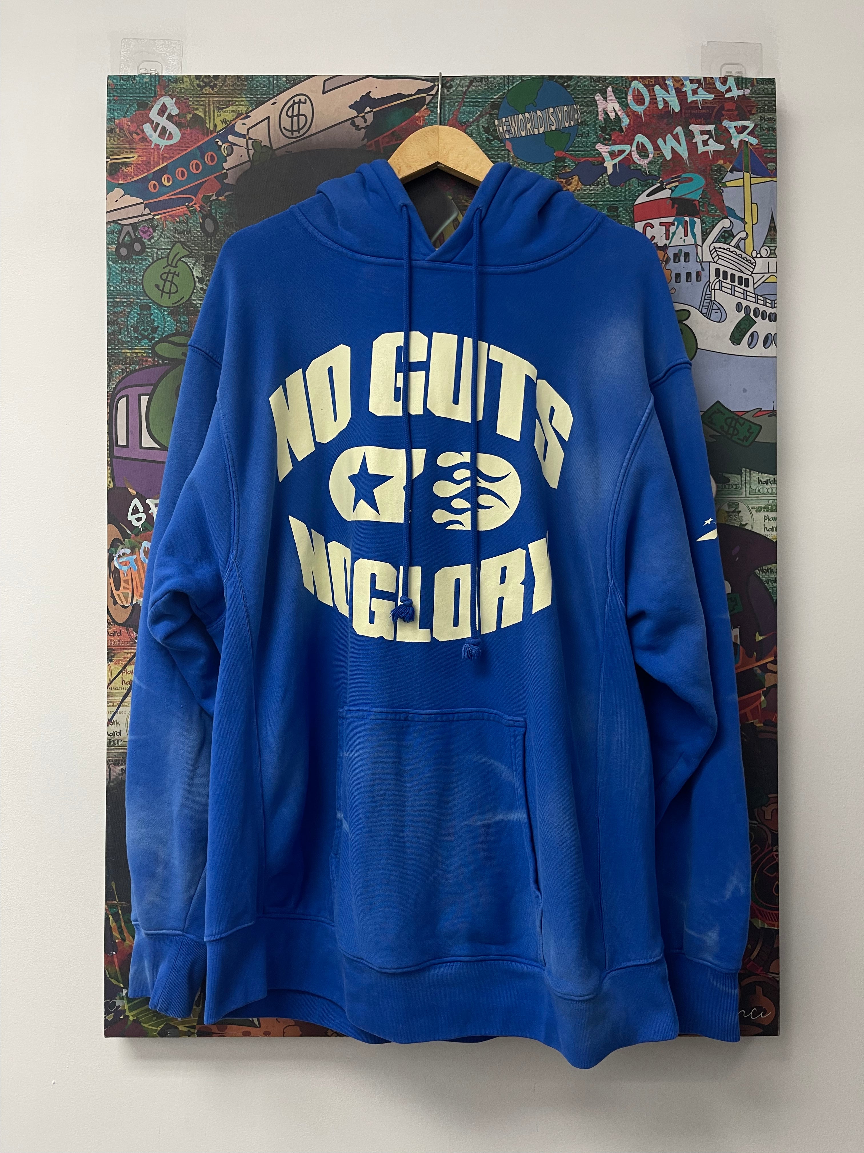 Hellstar No Guts No Glory Hoodie Blue Used