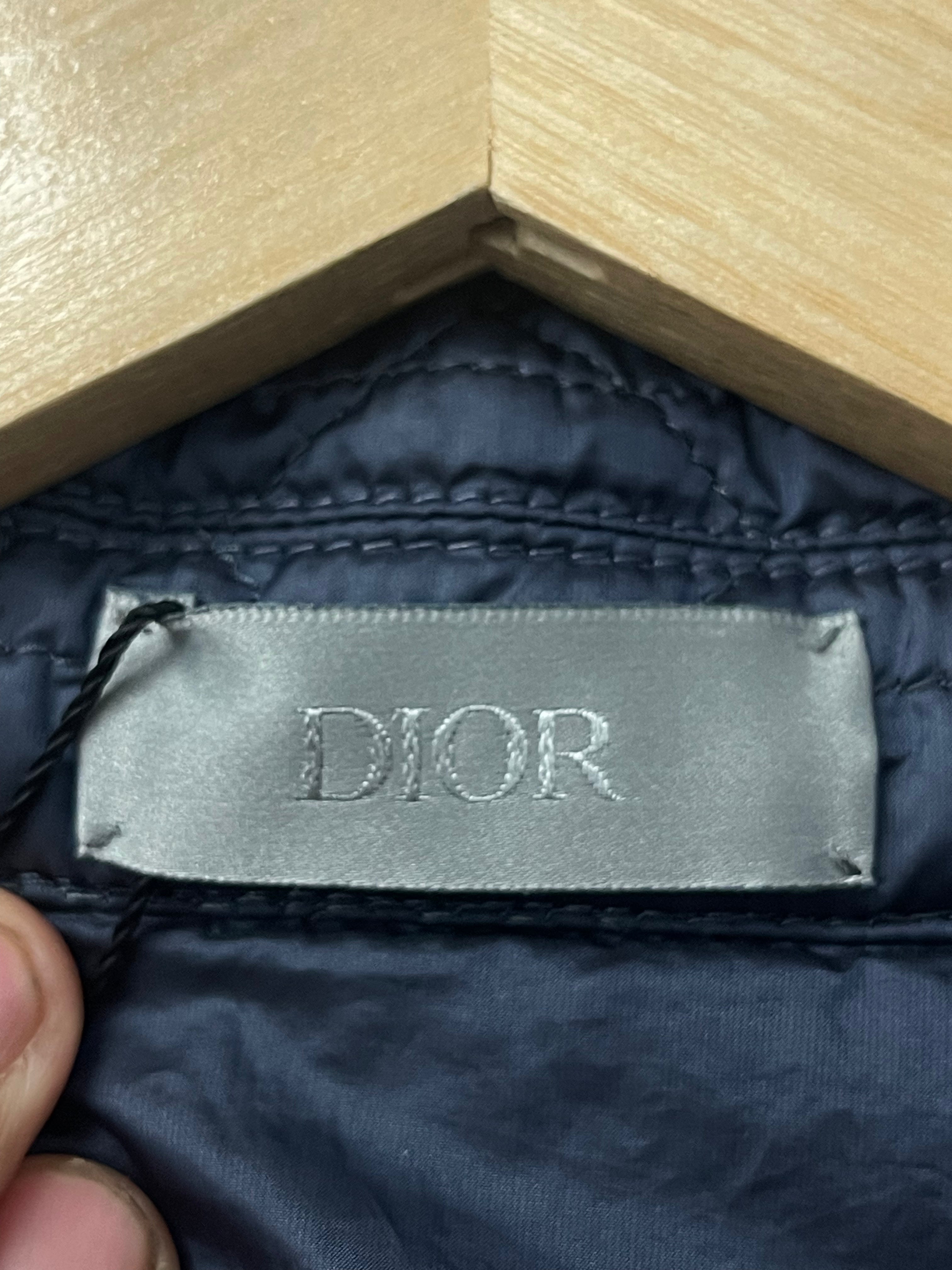 Dior Oblique Puffer Jacket Navy Used 52 (XL) N/A