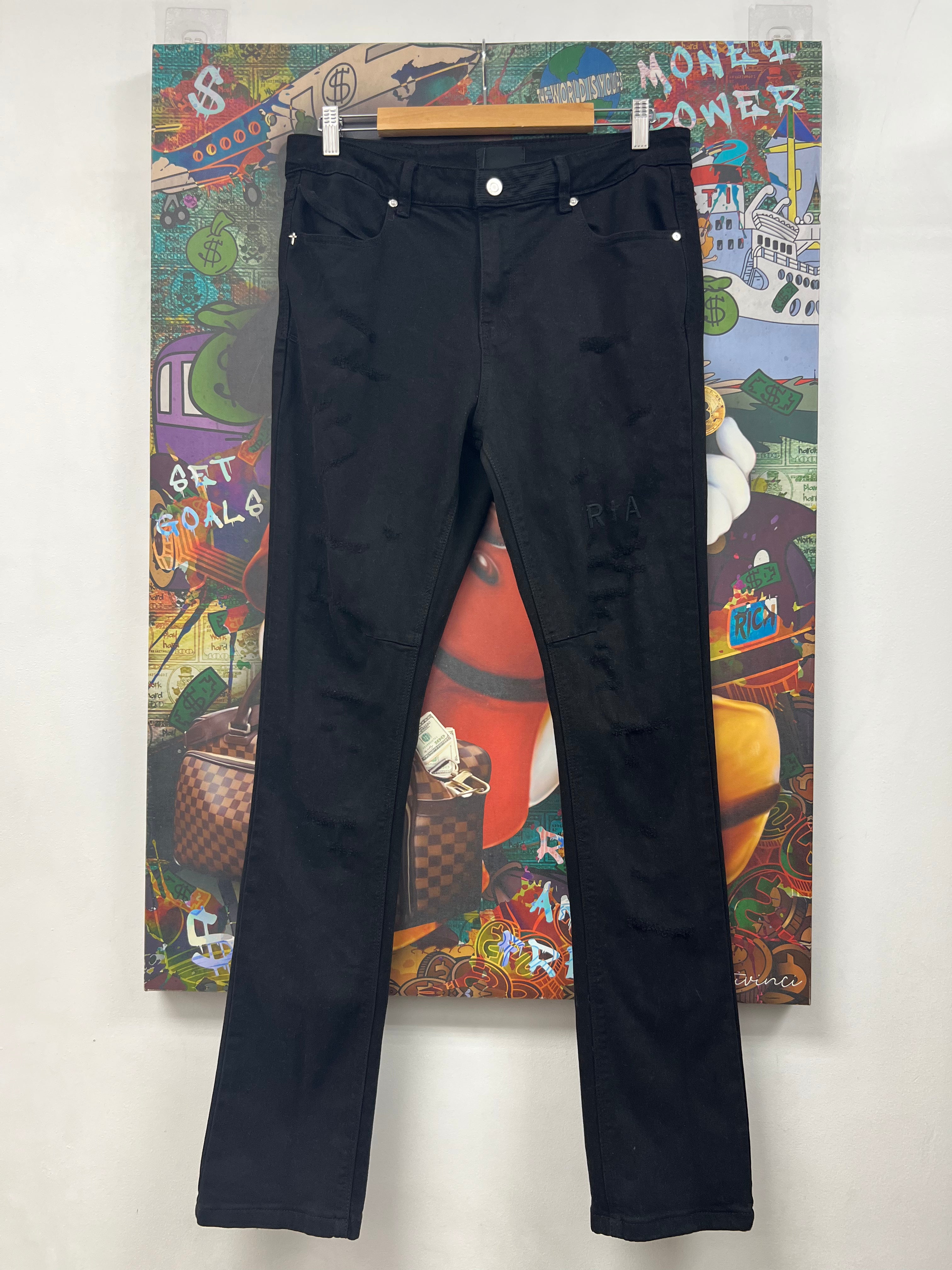 RTA Black Tonal Jeans
