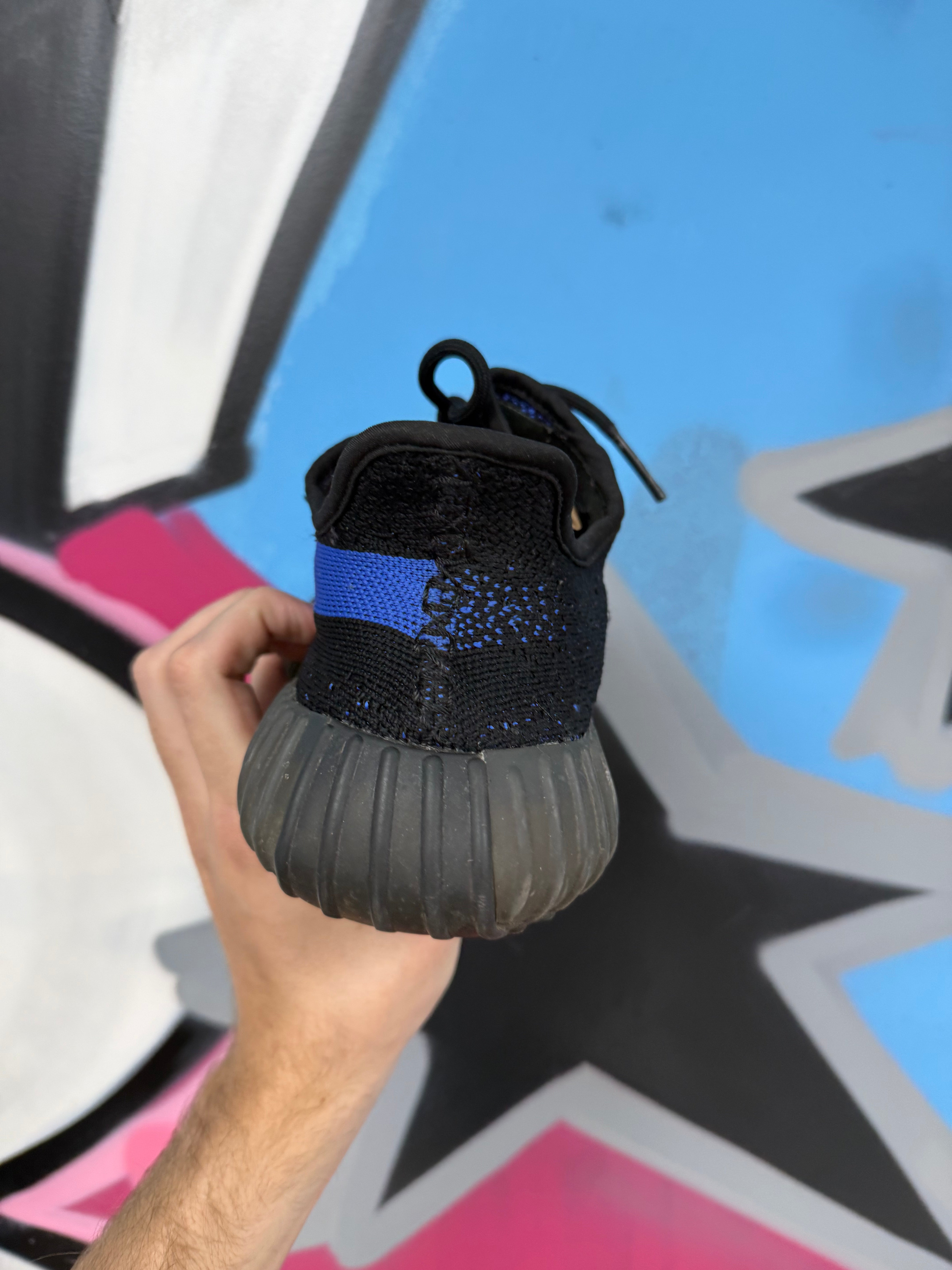 YZY 350 Dazzling Blue Sneakers