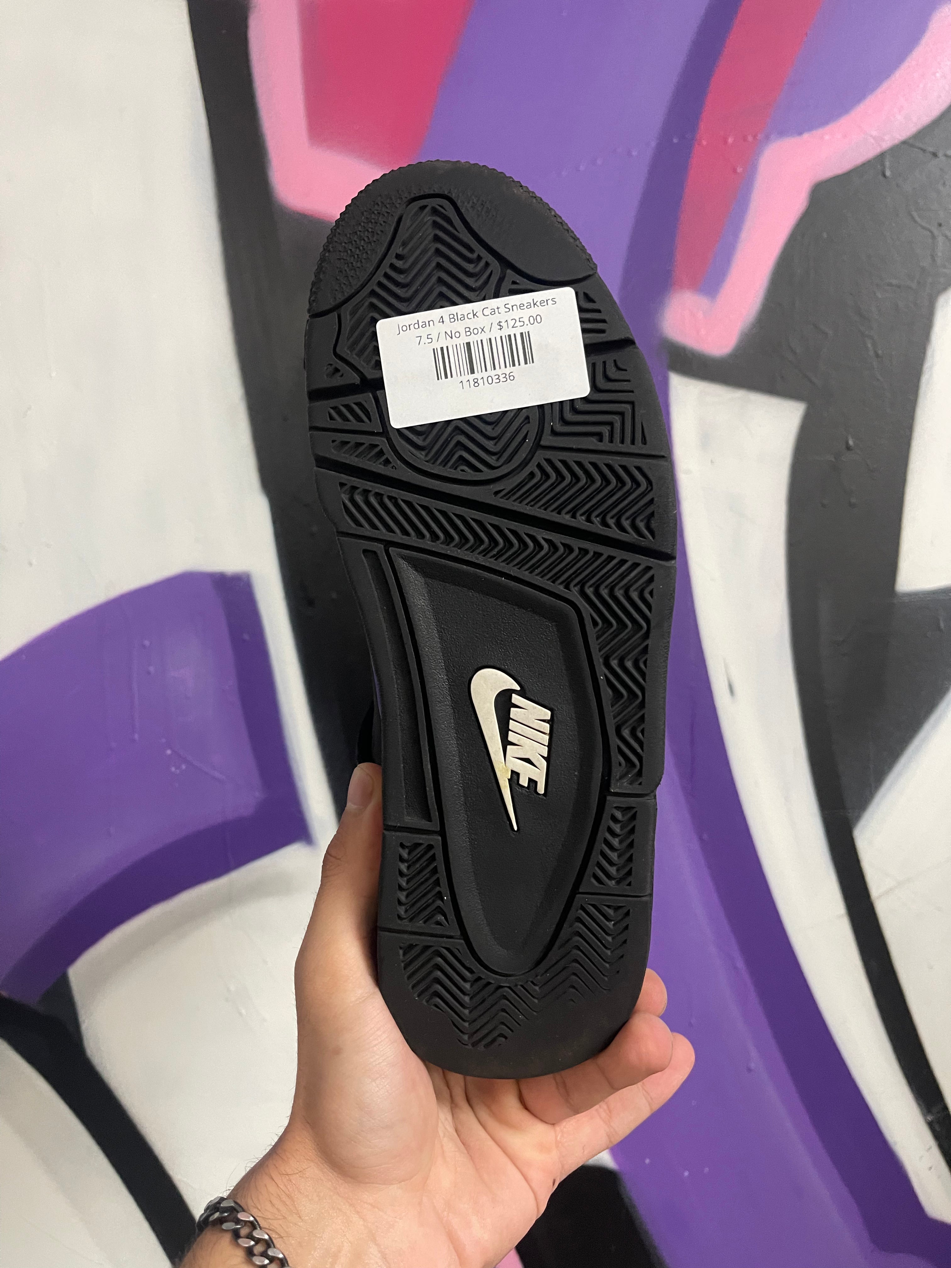 Jordan 4 Black Cat Sneakers