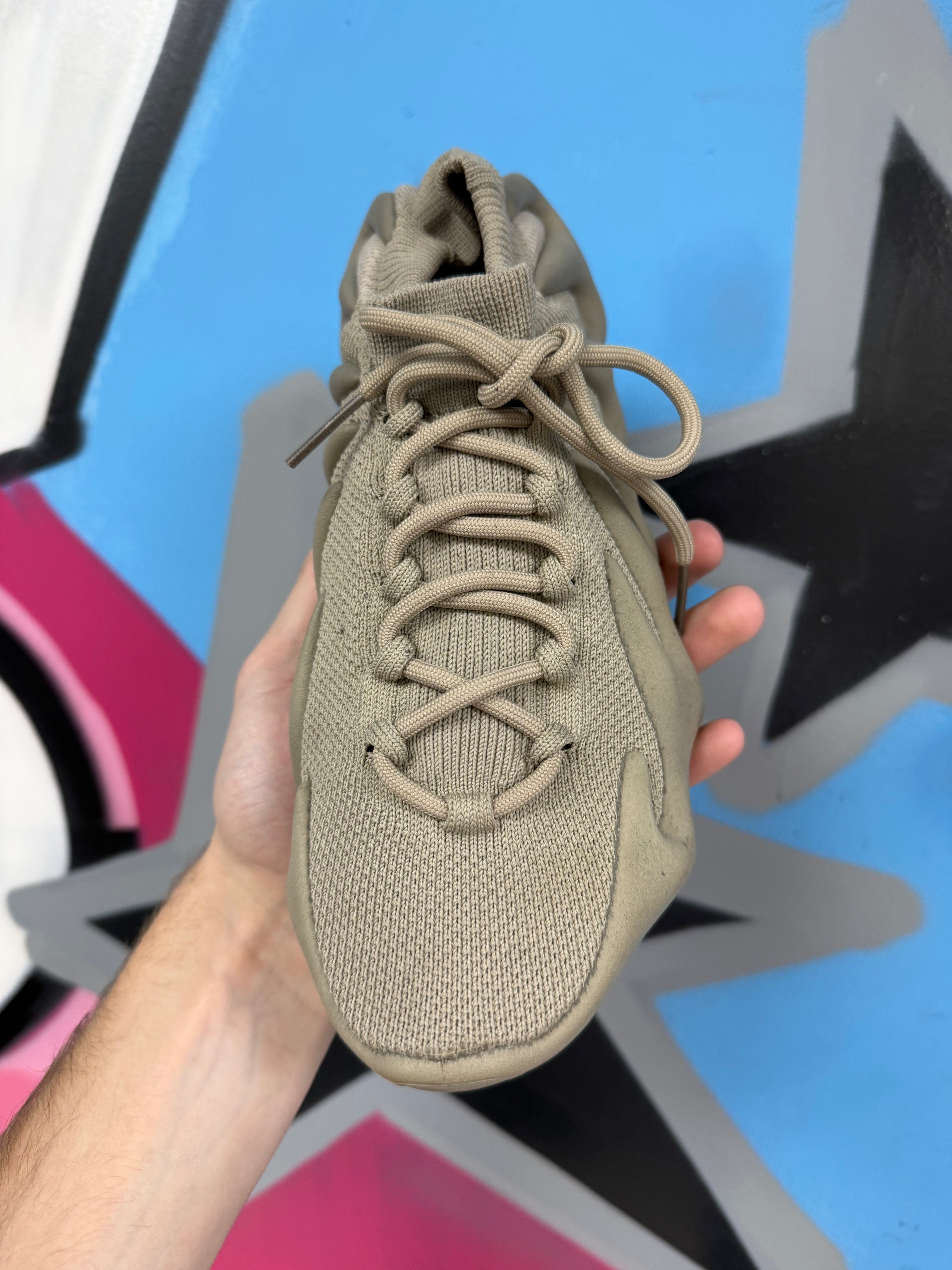 YZY 450 Stone Flax Sneakers