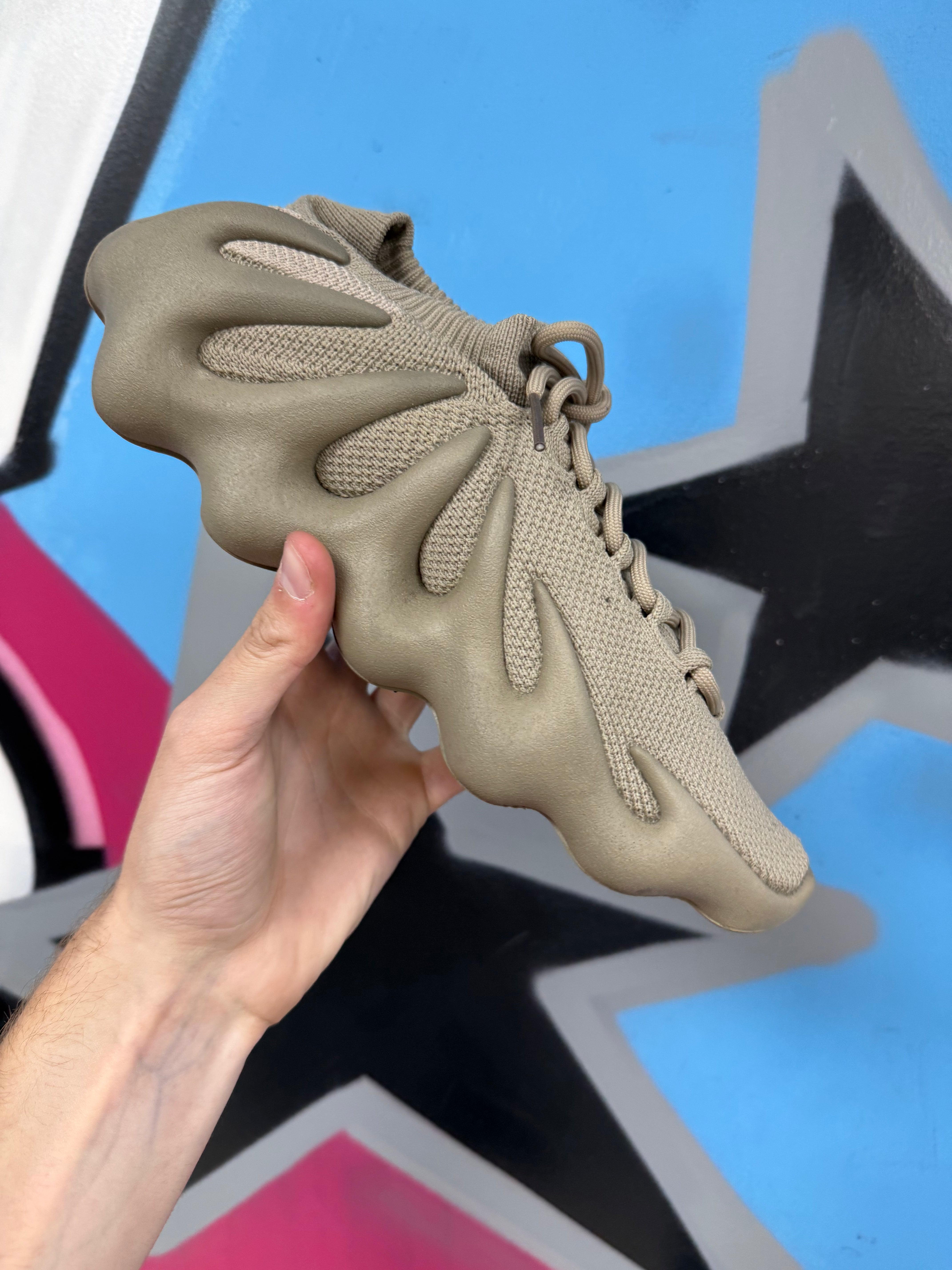 YZY 450 Stone Flax Sneakers