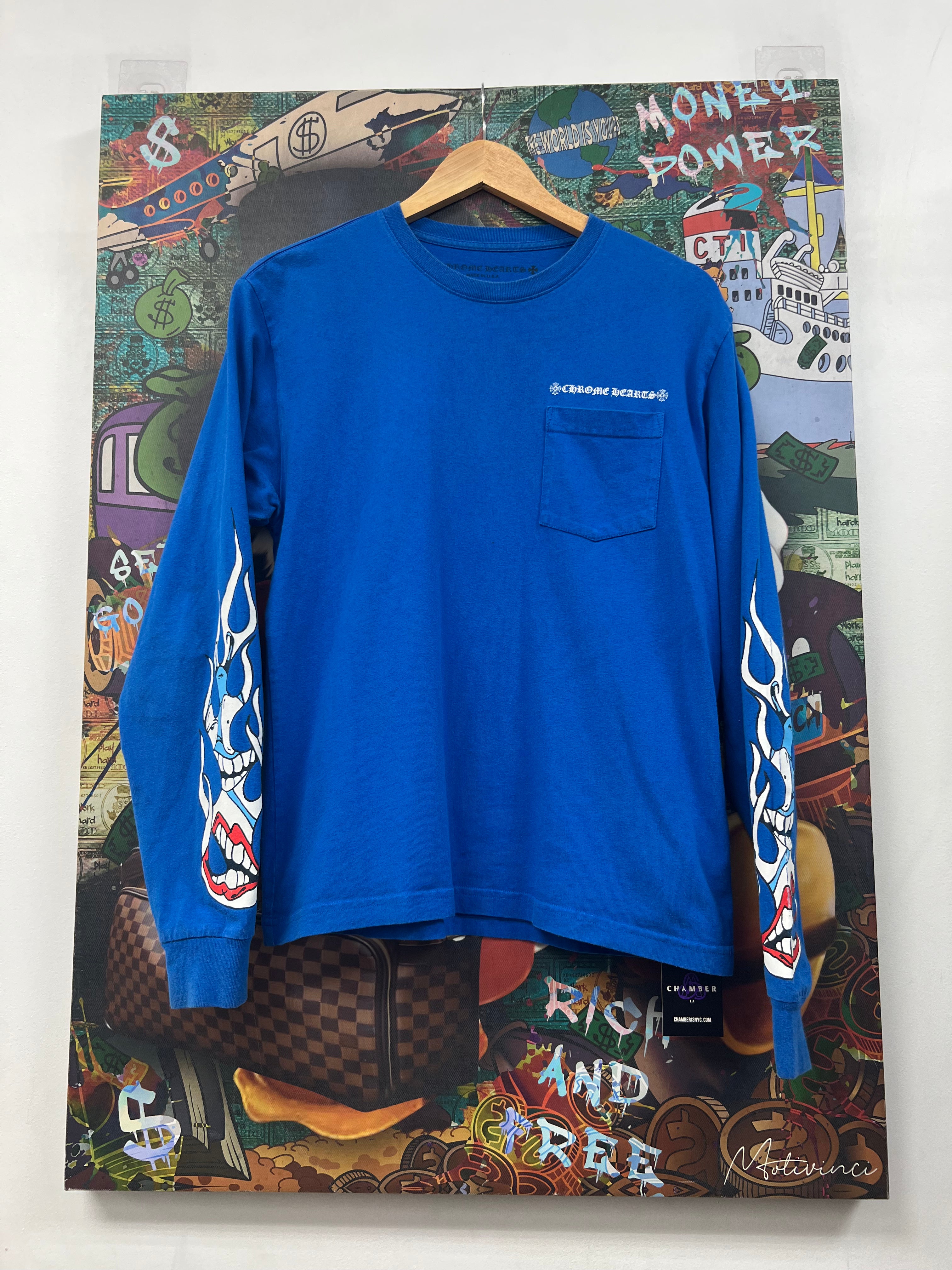 Chrome Hearts Matty Boy Blue Space Long Sleeve