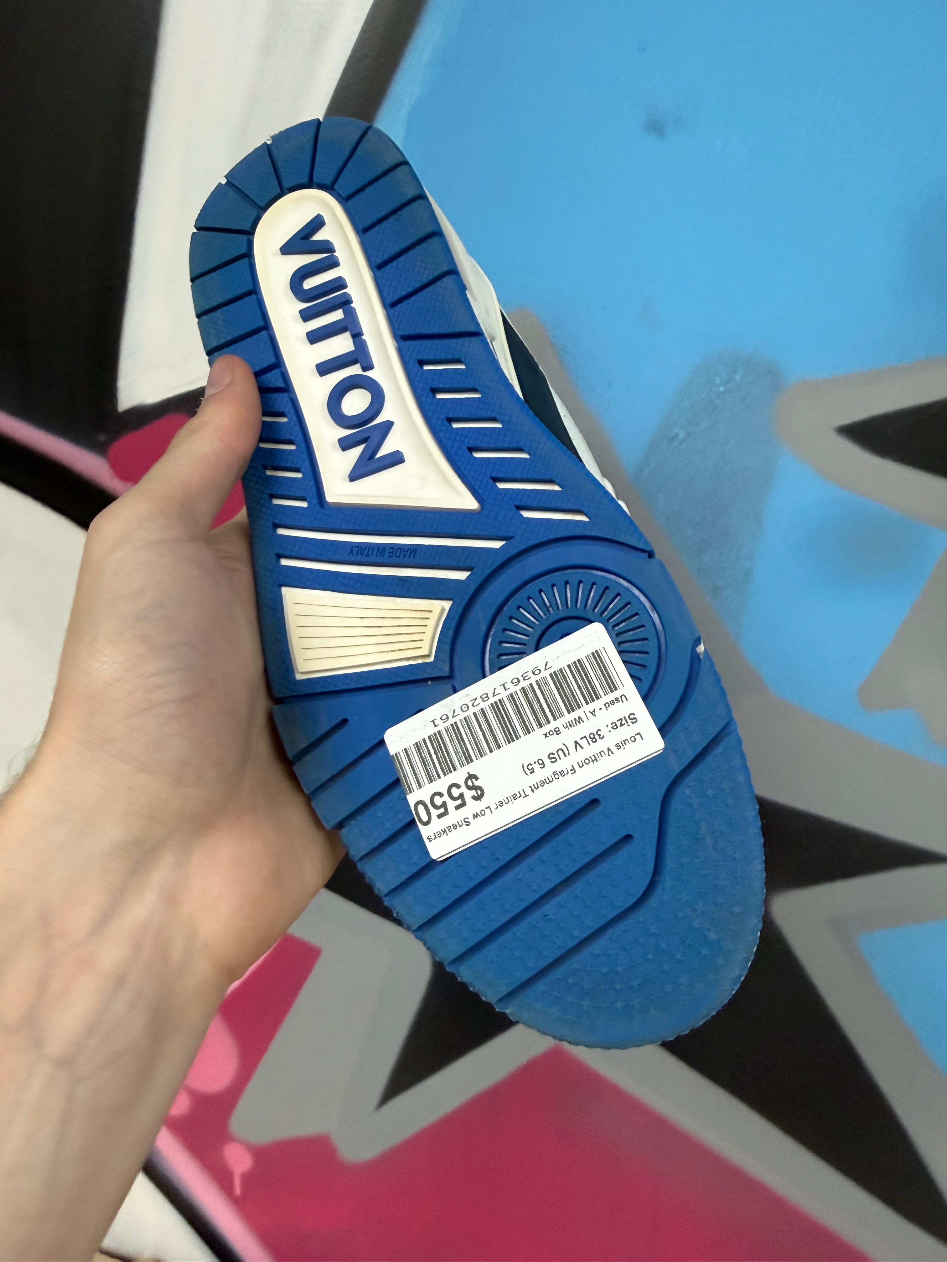 Louis Vuitton Fragment Trainer Low Sneakers