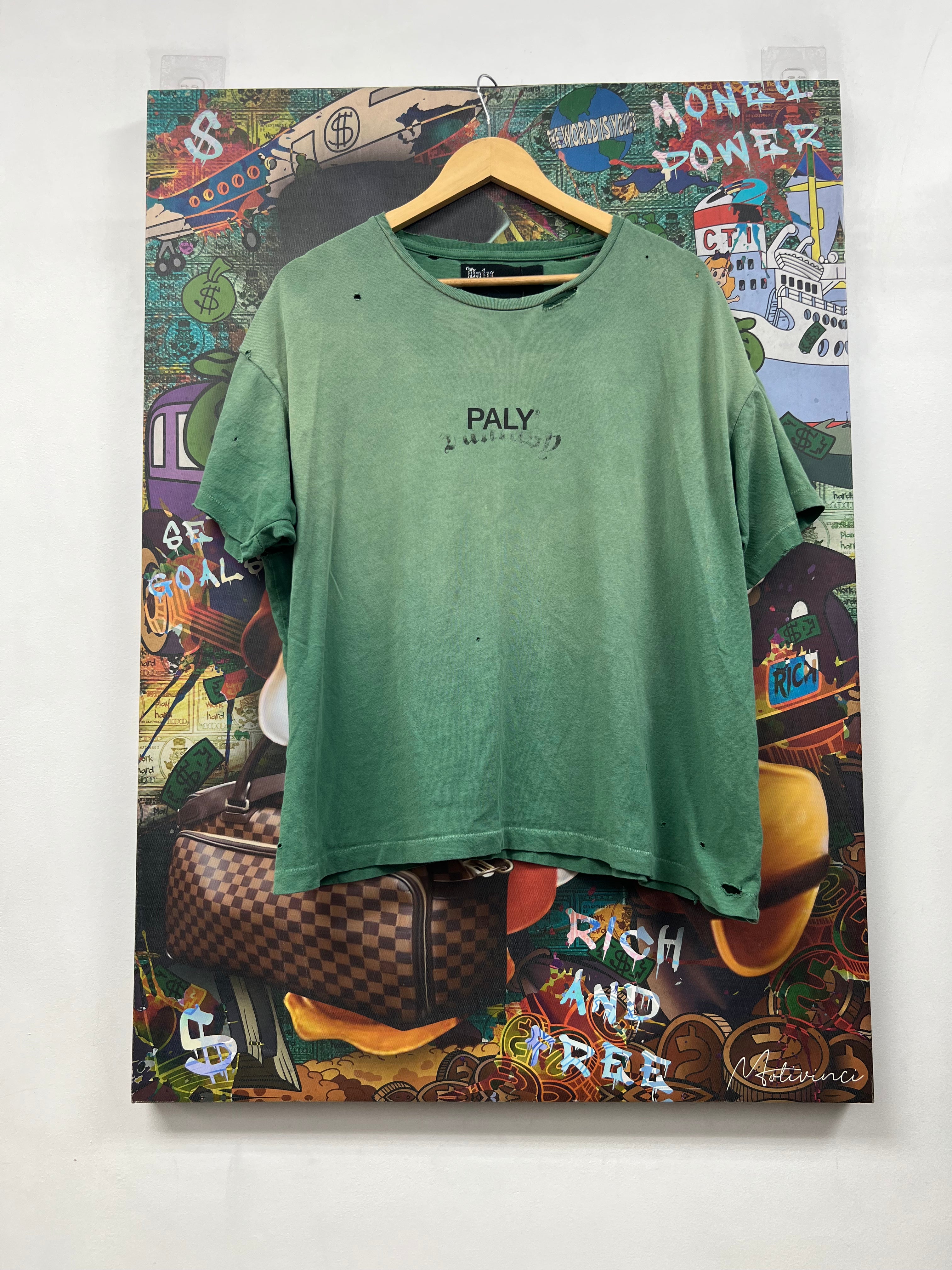 Paly Olive Classic Logo Tee