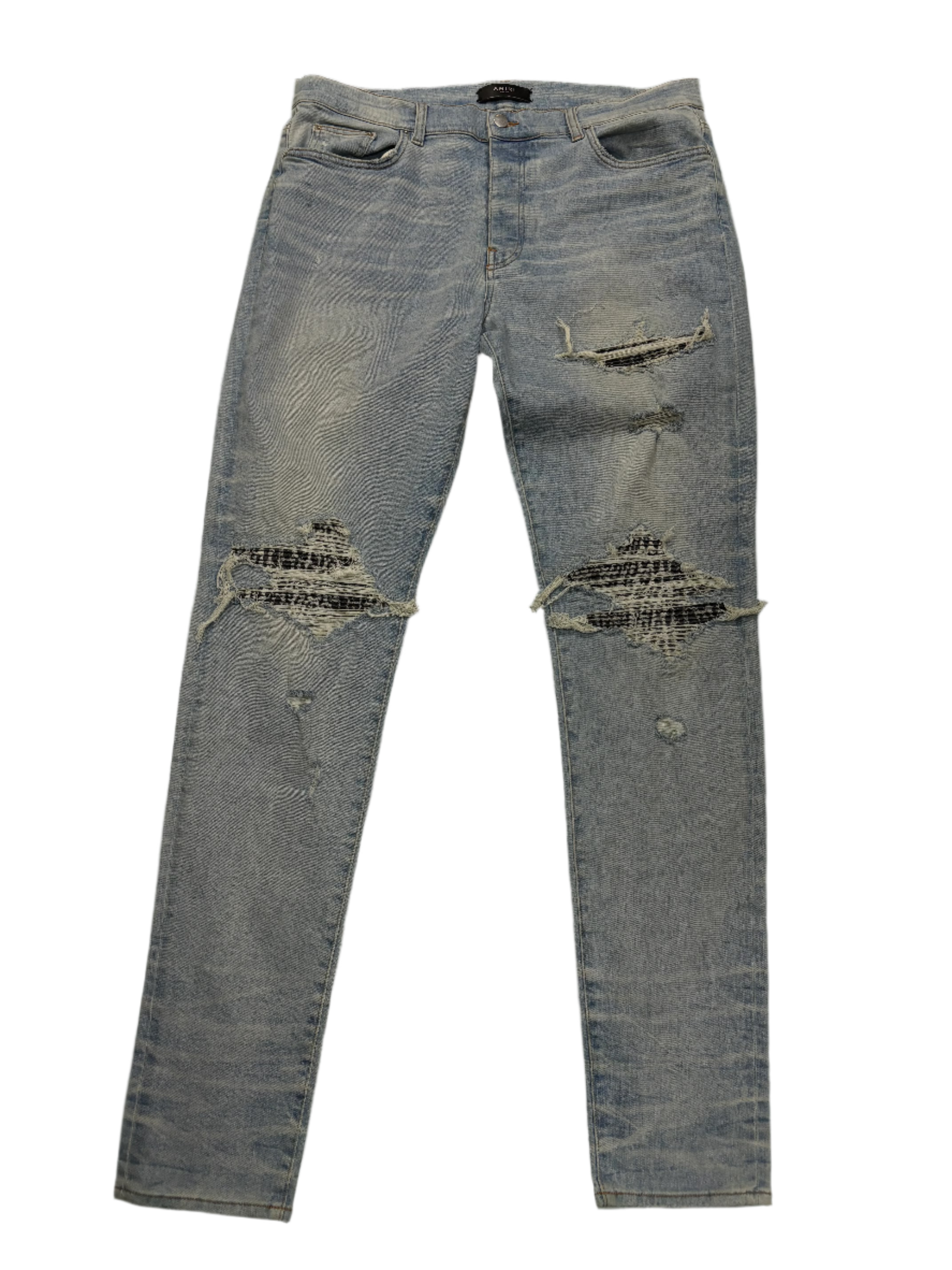 Amiri MX1 Zebra Patch Jeans