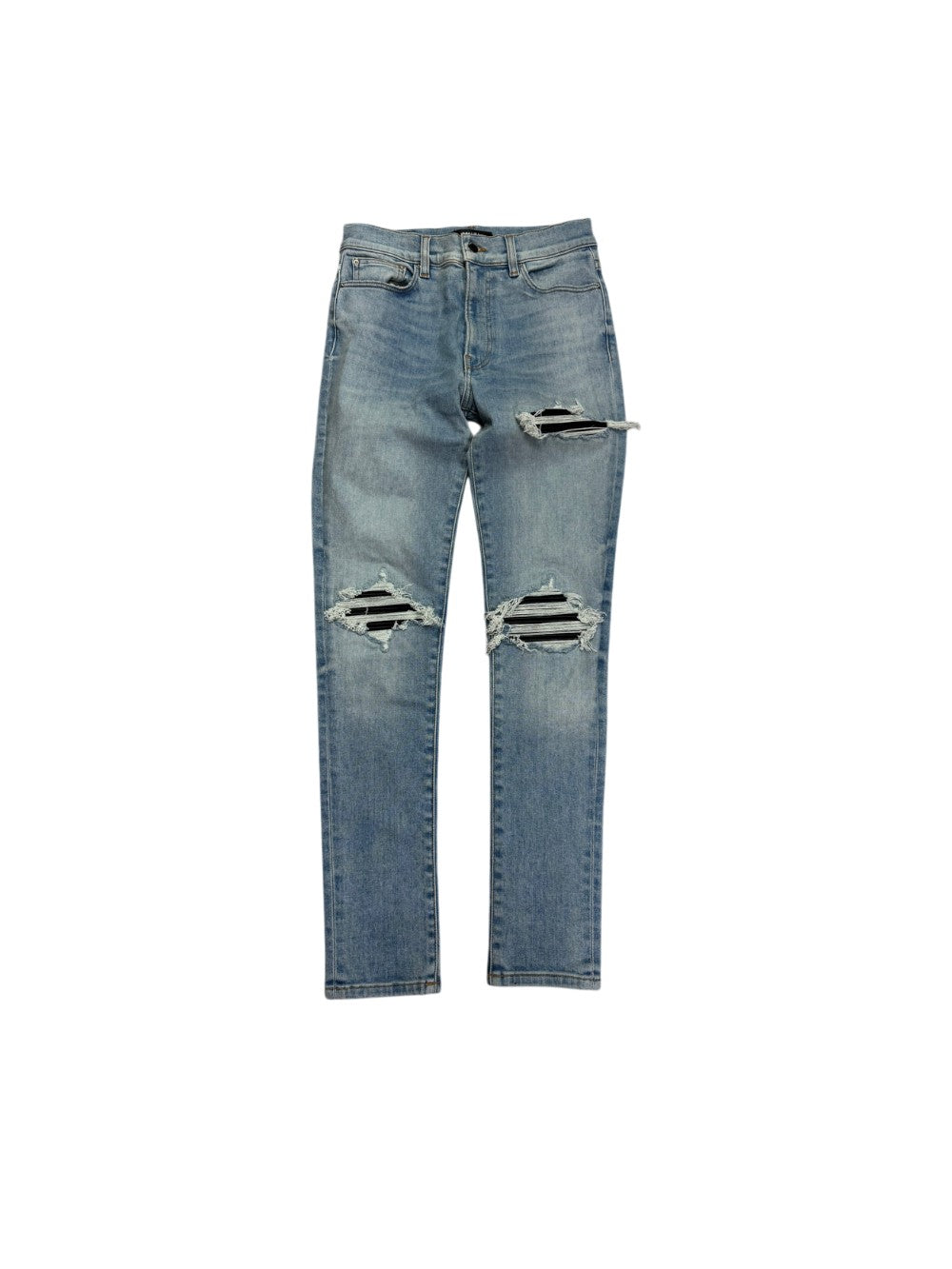 Amiri "MX1" Patch (Women's) Light Wash & Black Jeans